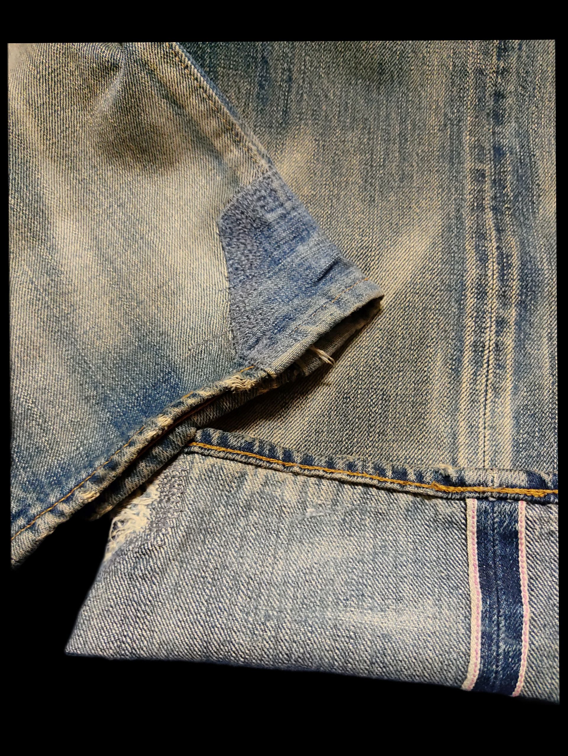 Sugar Cane × Toyo Enterprises Vintage Sugar Cane & co Jeans distress Single Digit Size US 28 / EU 44 - 18 Thumbnail