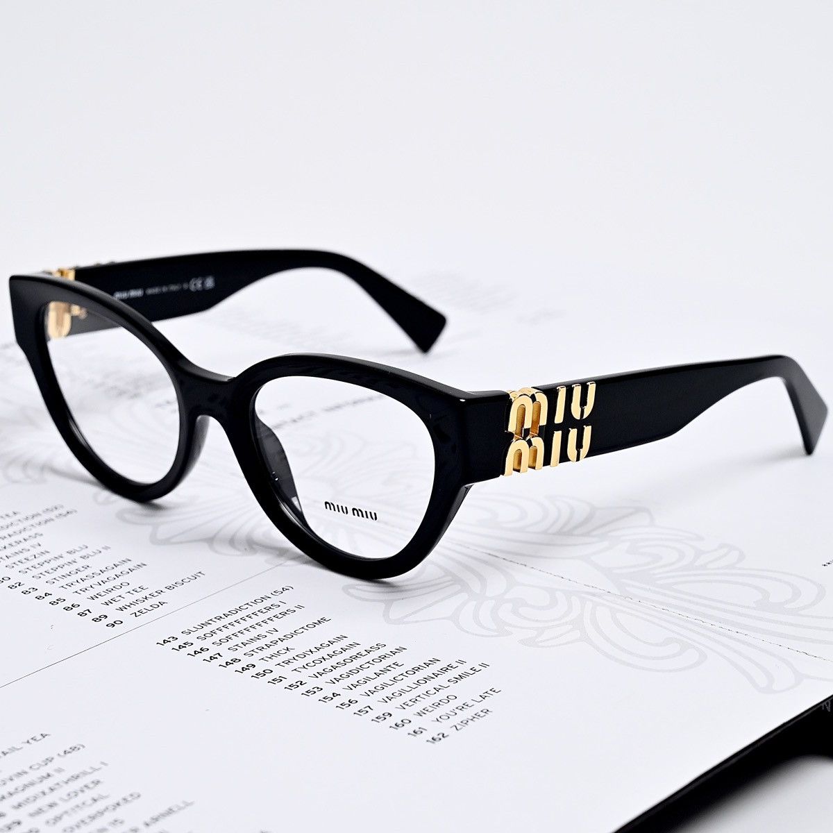 Miu Miu MIU MIU 0MU 01VV GLASSES Size ONE SIZE - 2 Thumbnail