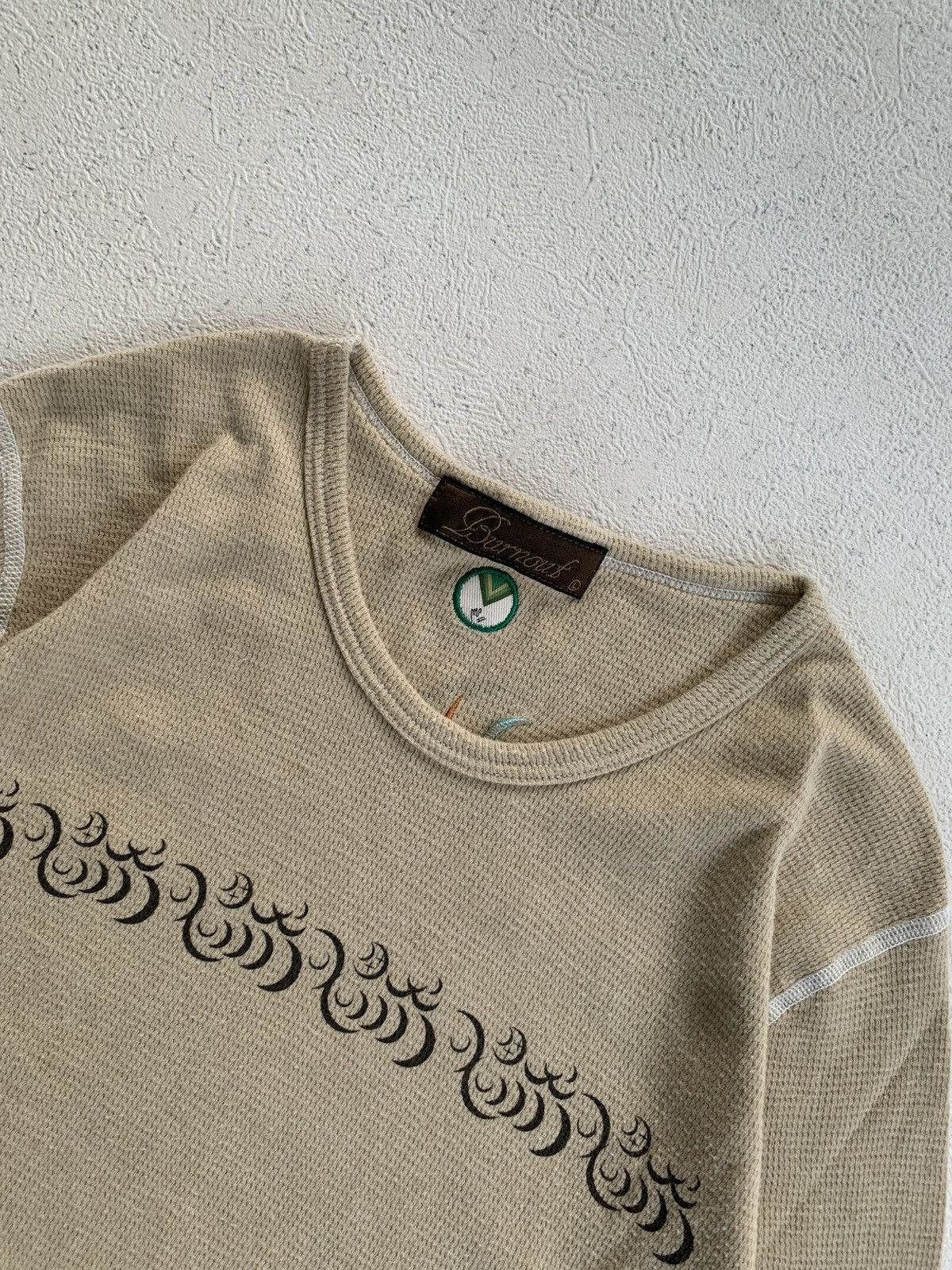 Japanese Brand VINTAGE BURNOUT TRIBAL LONGSLEEVE TEE IFSIXWASNINE STYLE Size US M / EU 48-50 / 2 - 5 Thumbnail