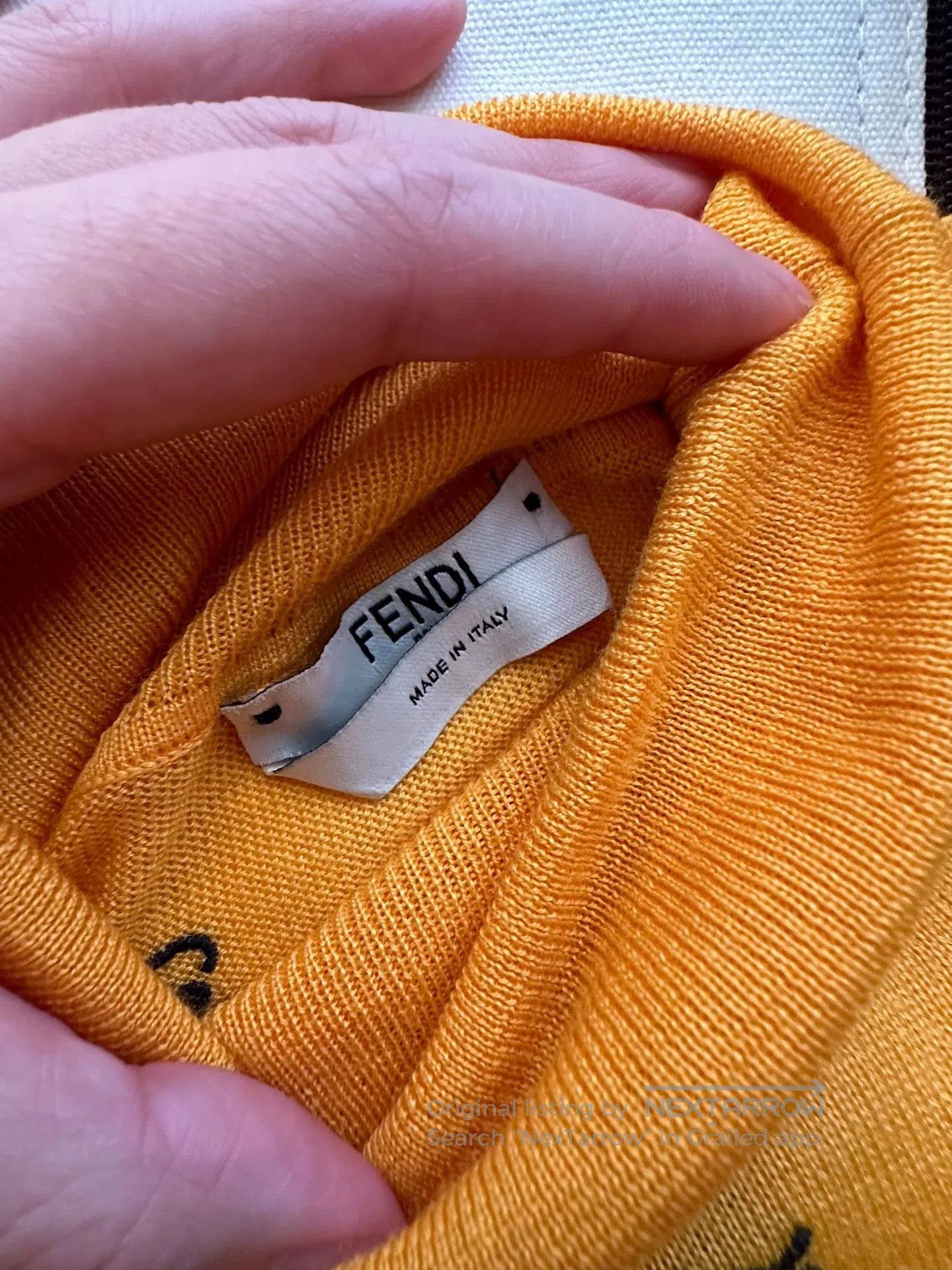 Fendi Fendi Embroidered Knit Sweater. Size US L / EU 52-54 / 3 - 7 Thumbnail