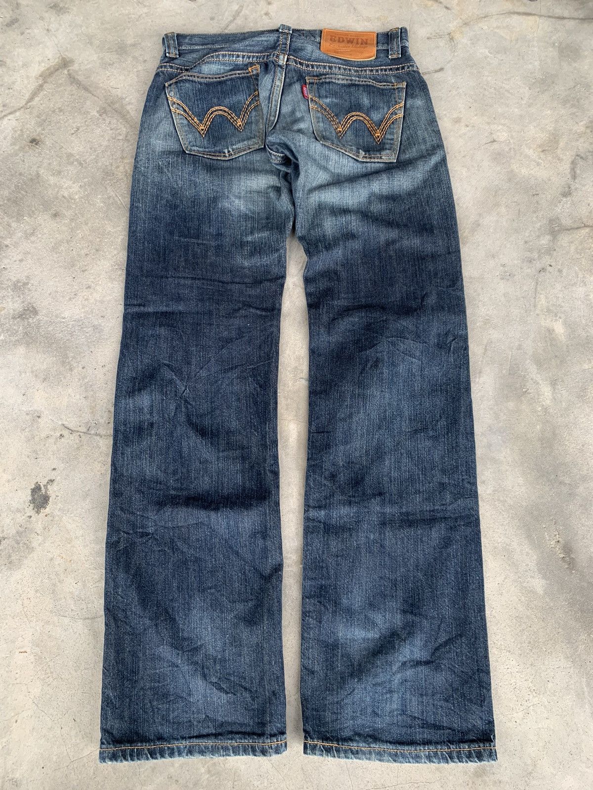 Edwin Distressed EDWIN XV nice faded. Size US 34 / EU 50 - 2 Thumbnail