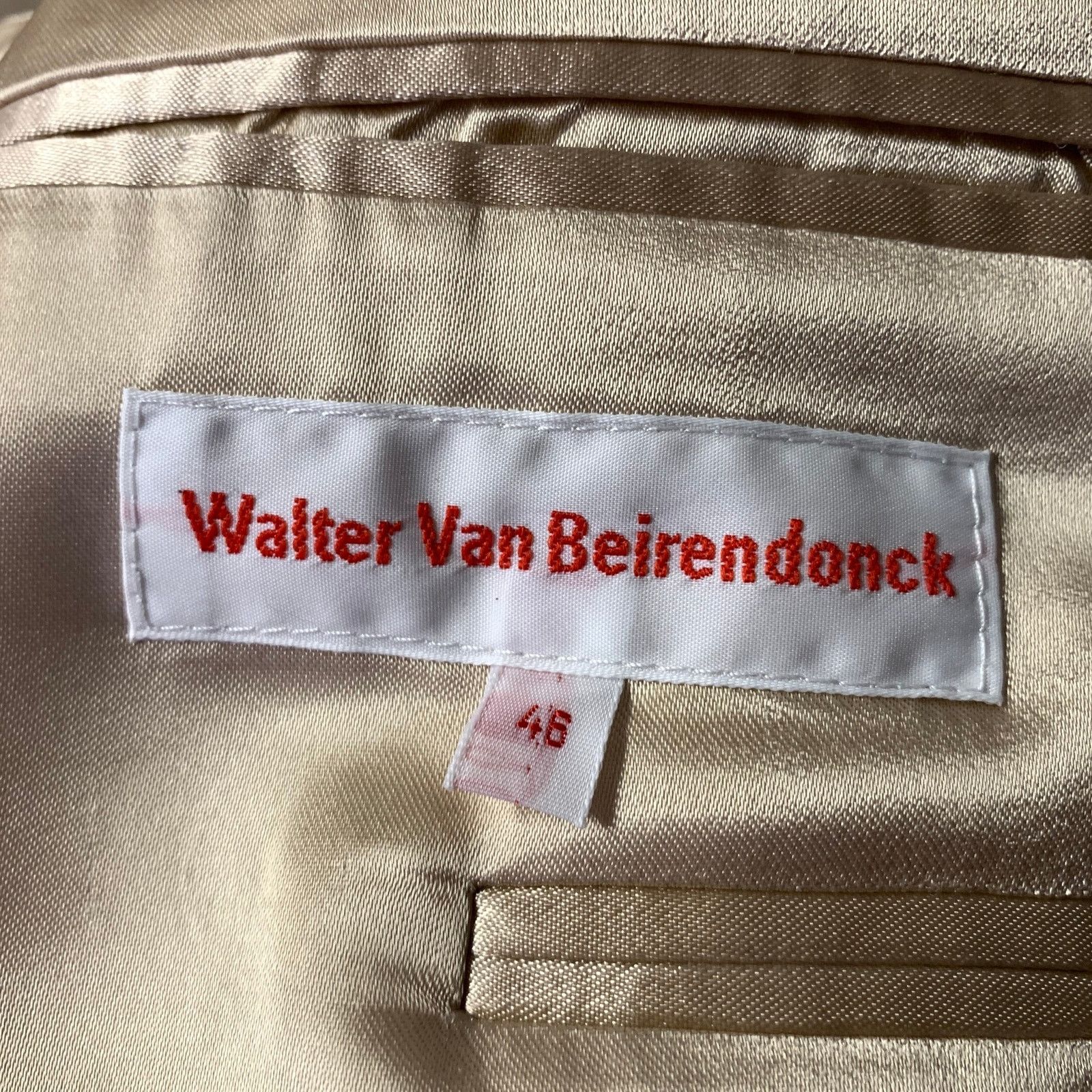 Walter Van Beirendonck WALTER VAN BEIRENDONCK 36 Orange Purple Stripe Sport Coat Size 36R - 7 Thumbnail