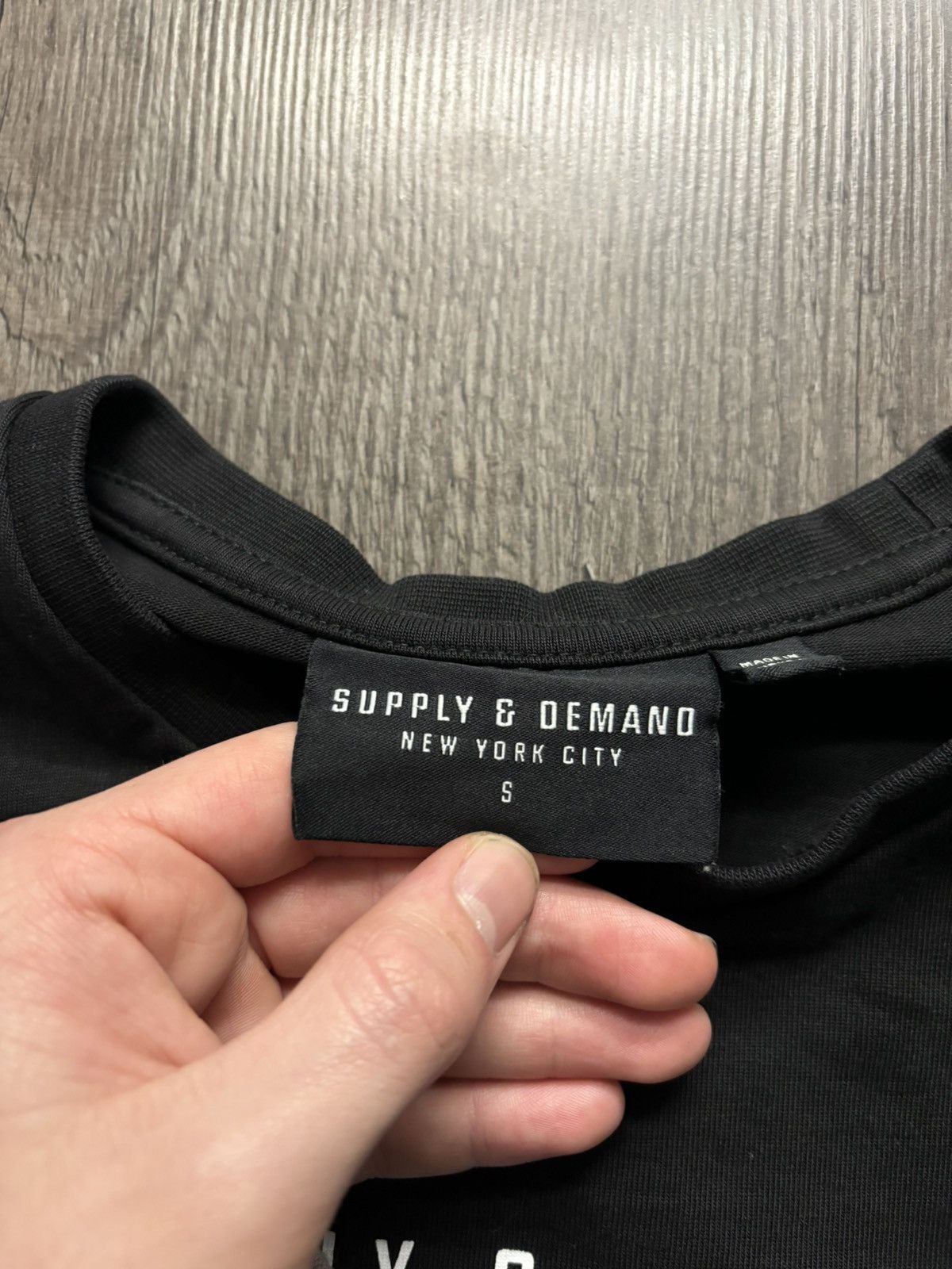 Supply & Demand Supply & Demand Black Streetwear T-shirt Size US S / EU 44-46 / 1 - 5 Thumbnail