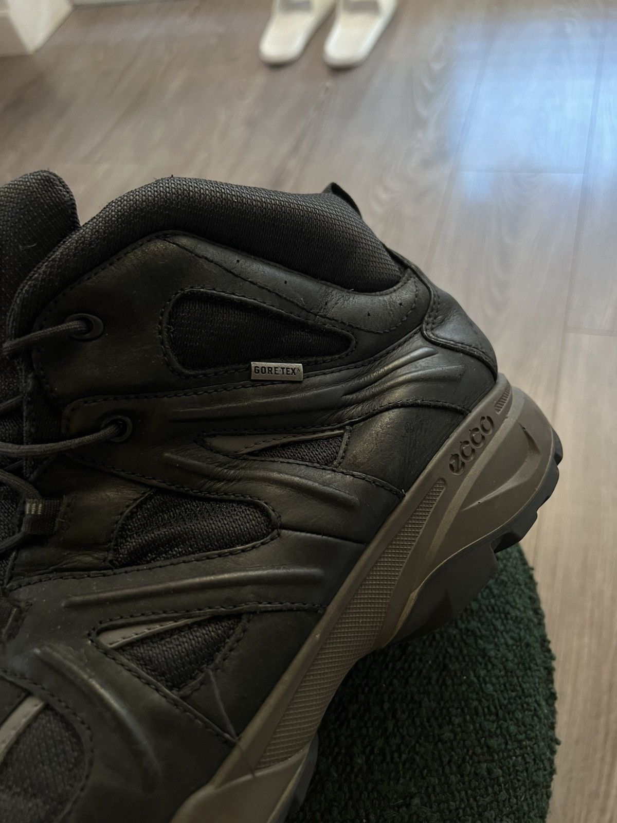 Ecco × Goretex ‼️Ecco Leather Gore-Tex GTX Waterproof Leather High Boots‼️ Size US 14 / EU 47 - 8 Thumbnail