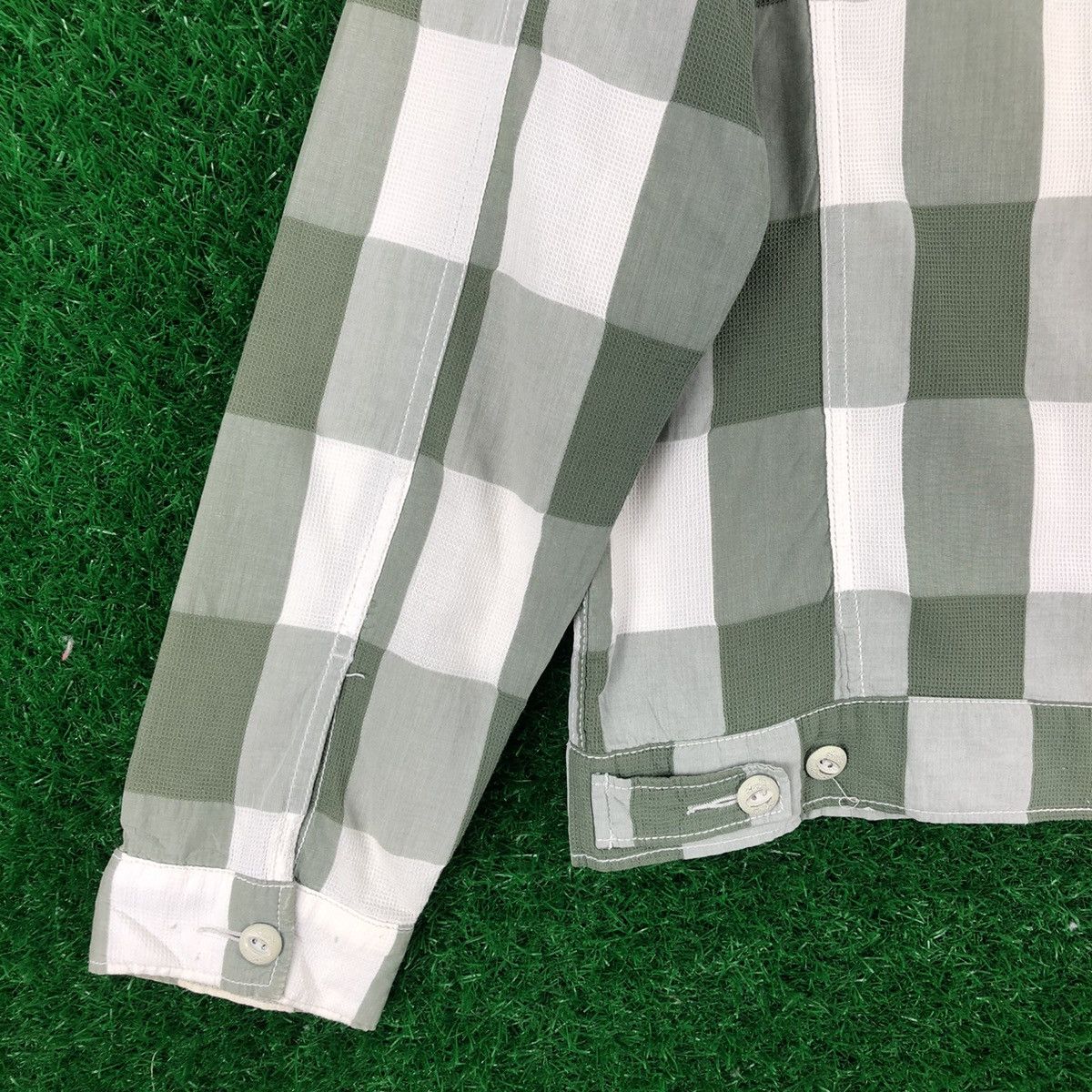 Levi's Levis White Tab Checkered Summer Jacket Button up Size US S / EU 44-46 / 1 - 6 Thumbnail