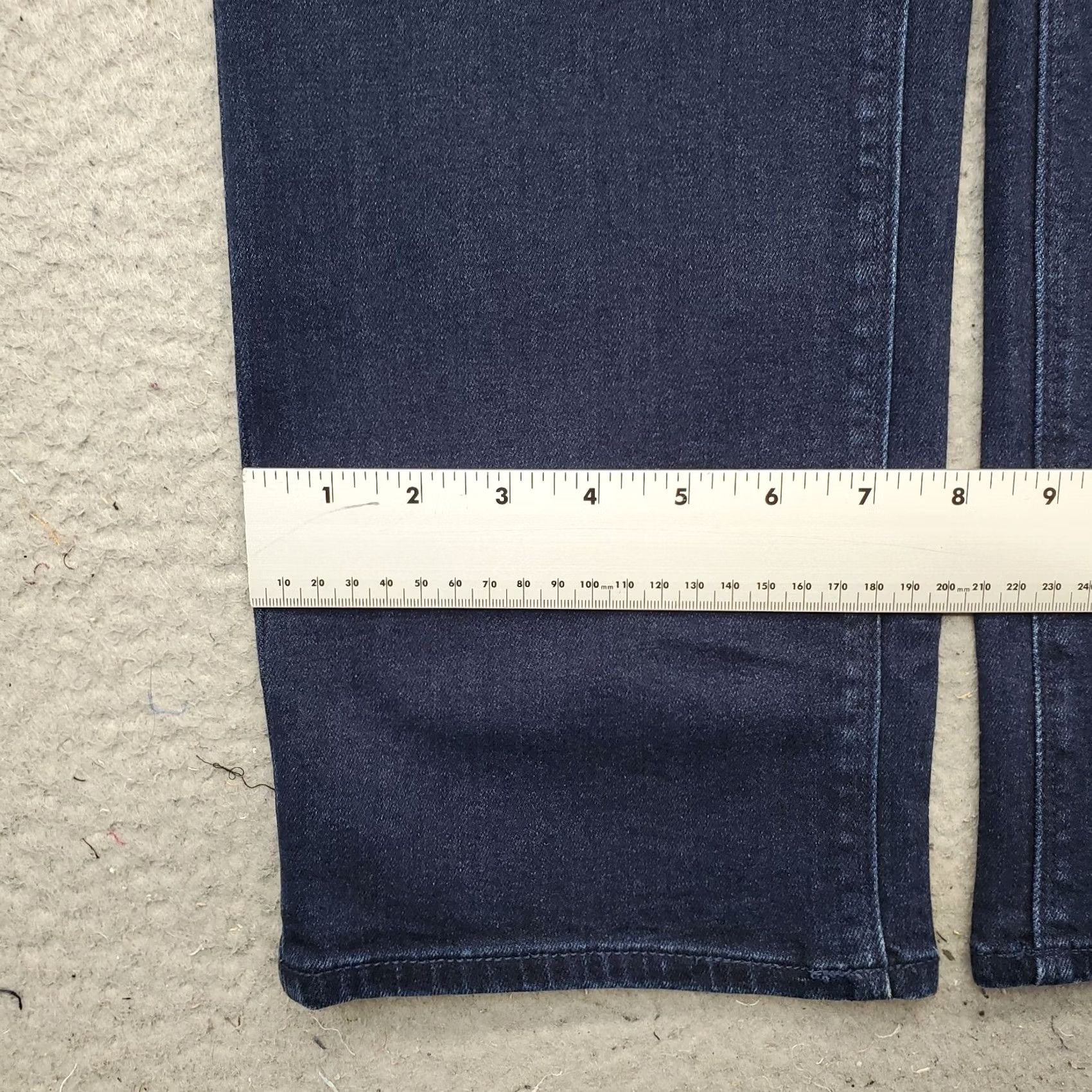 Hudson Hudson Jeans Womens Size 8 Blue Denim Dark Wash Stretch Straight Leg Streetwear Size 30" / US 8 / IT 44 - 6 Thumbnail