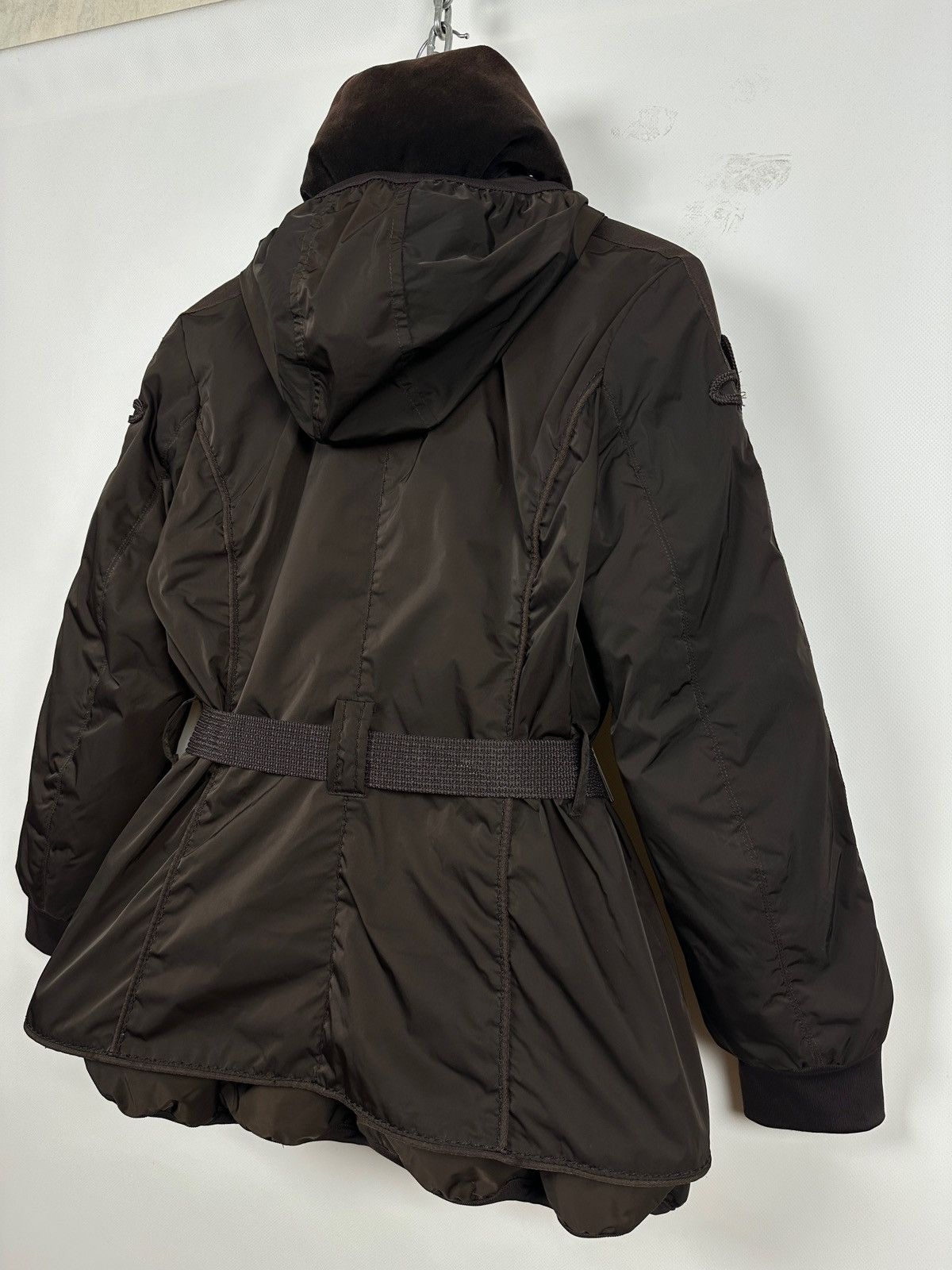 Marithe + Francois Girbaud Marithé+François Girbaud Brown Hooded Down Puffer Jacket Size M / US 6-8 / IT 42-44 - 15 Thumbnail