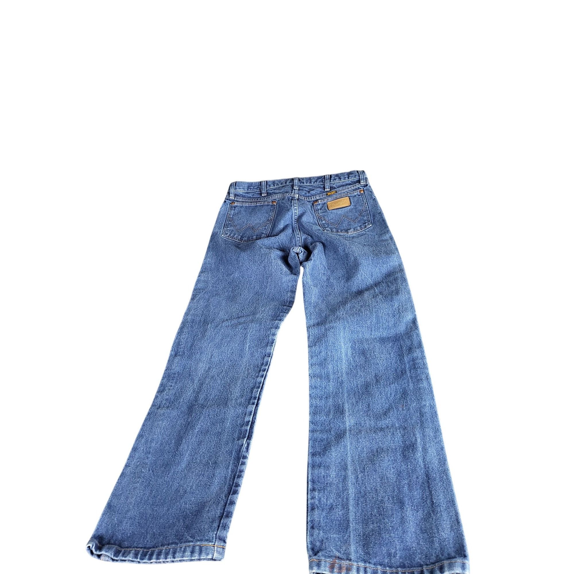 Wrangler Wrangler Jeans Men Sz 36X34 13MMZ Blue Denim Straight Leg Co Size US 40 / EU 56 - 3 Thumbnail