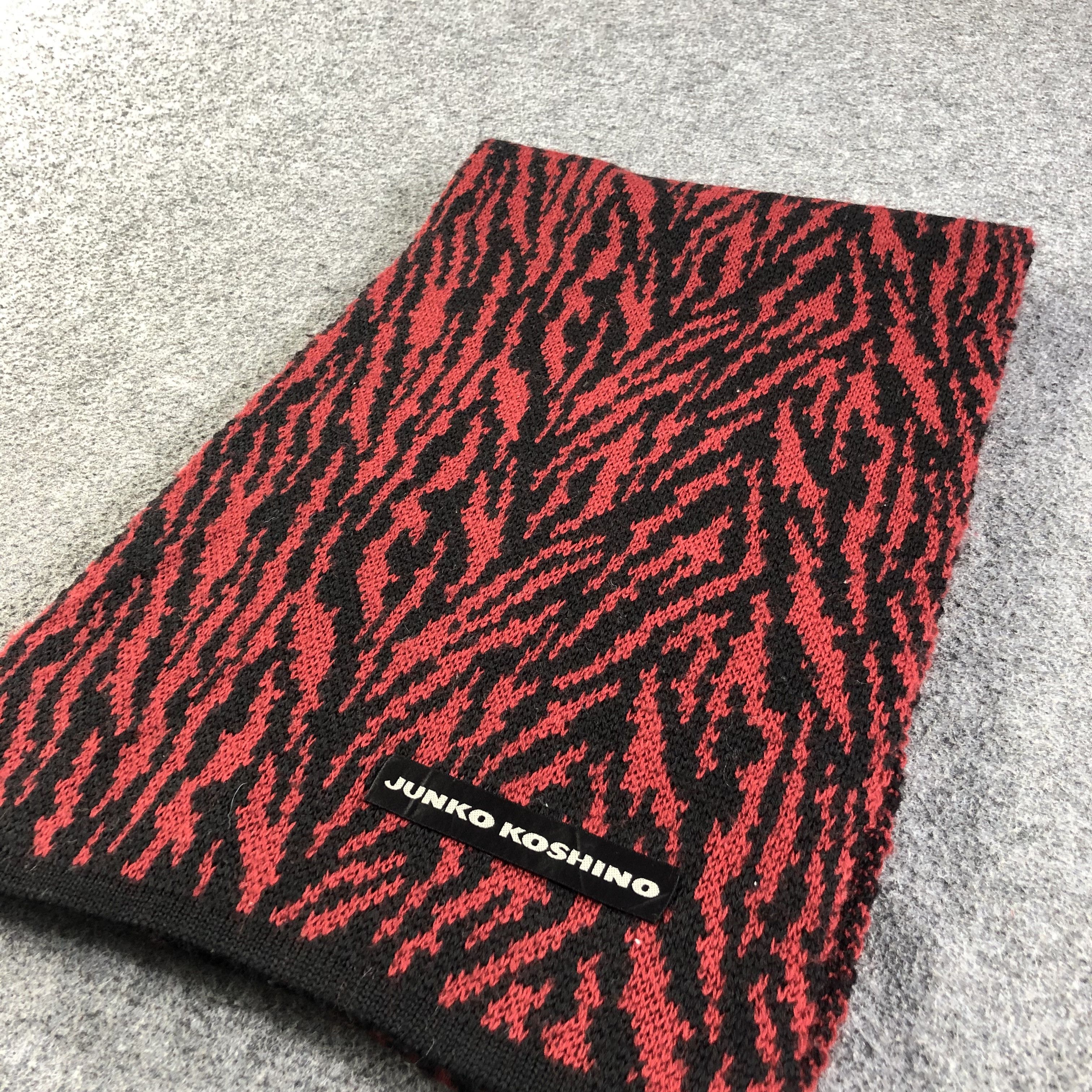 Mr. Junko Junko Koshino Wool Scarf Muffler V1146 Size ONE SIZE - 3 Thumbnail
