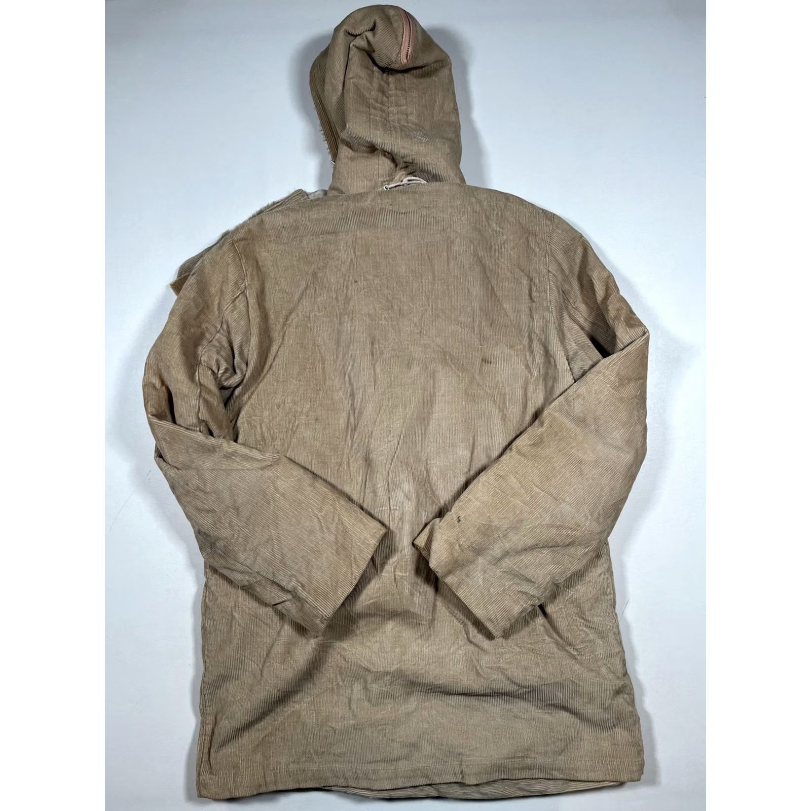 Vintage VINTAGE Hi-Gear Coat Mens M Beige Corduroy Hooded Fur Lined Winter Parka Size US M / EU 48-50 / 2 - 2 Thumbnail