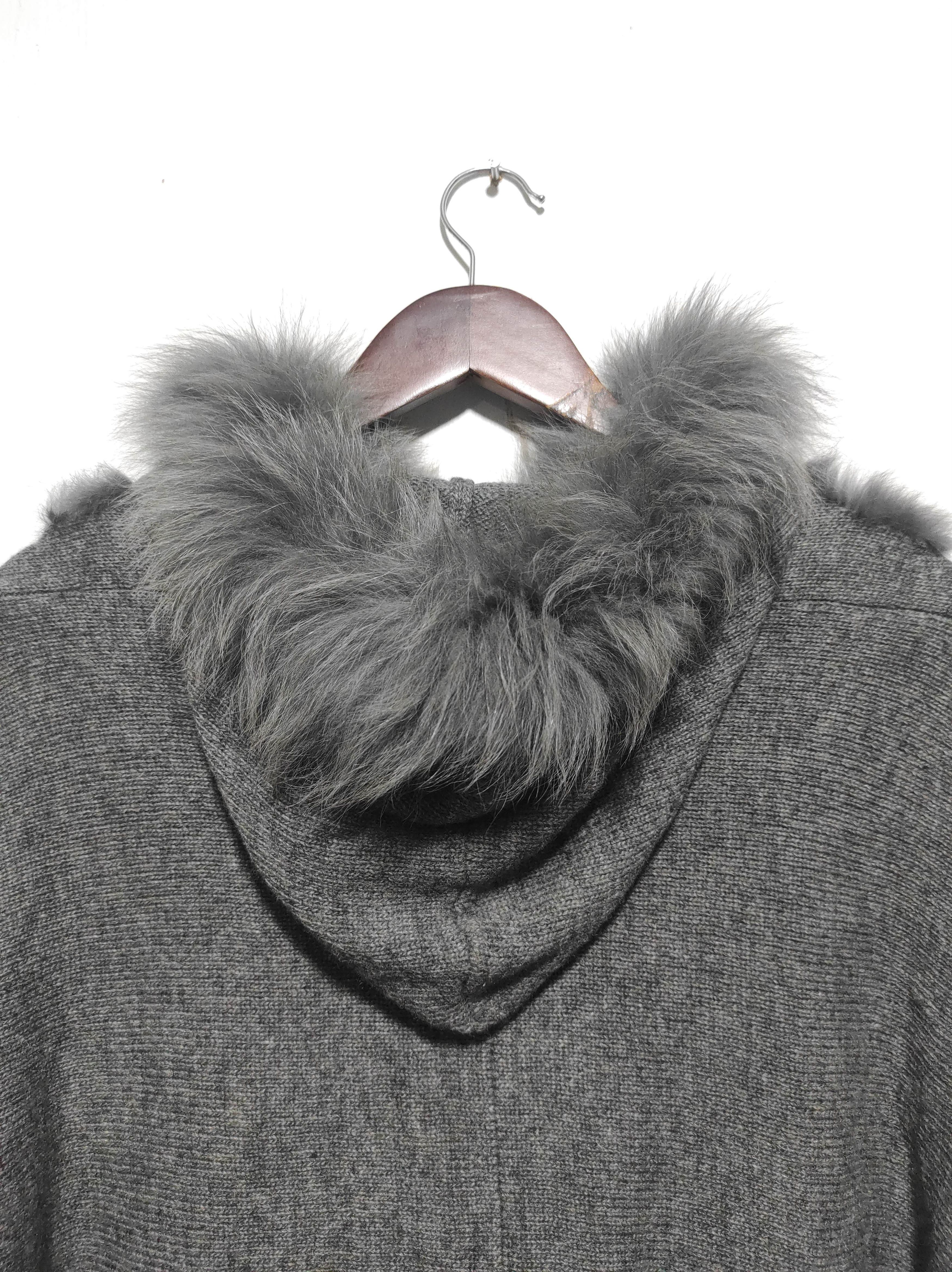 If Six Was Nine Ecafil Best Batwing Fox Fur Hoodie IfSixWasNine LGB style Size M / US 6-8 / IT 42-44 - 15 Thumbnail