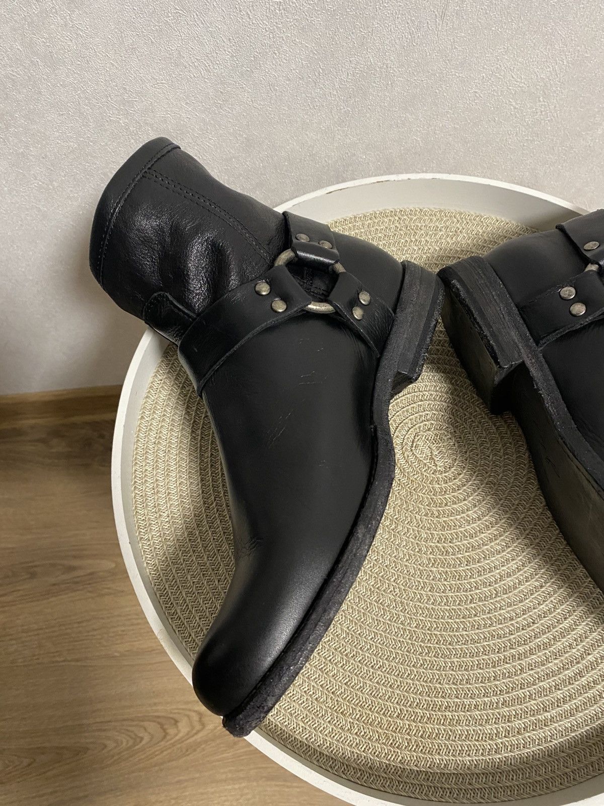 Frye Frye Phillip Harness AS98 Sendra Moto Biker Boots Size: 37 Size US 7 / IT 37 - 12 Thumbnail