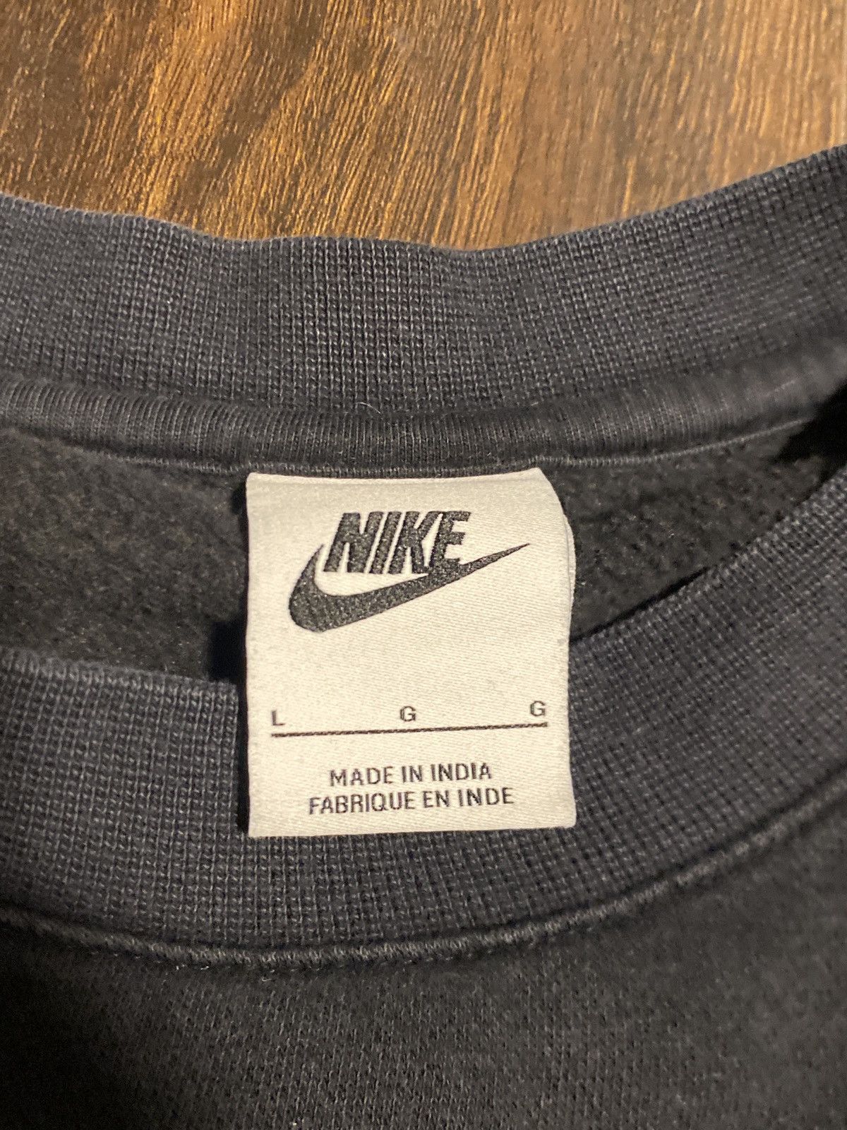 Nike Black Nike Crewneck Size US L / EU 52-54 / 3 - 4 Thumbnail