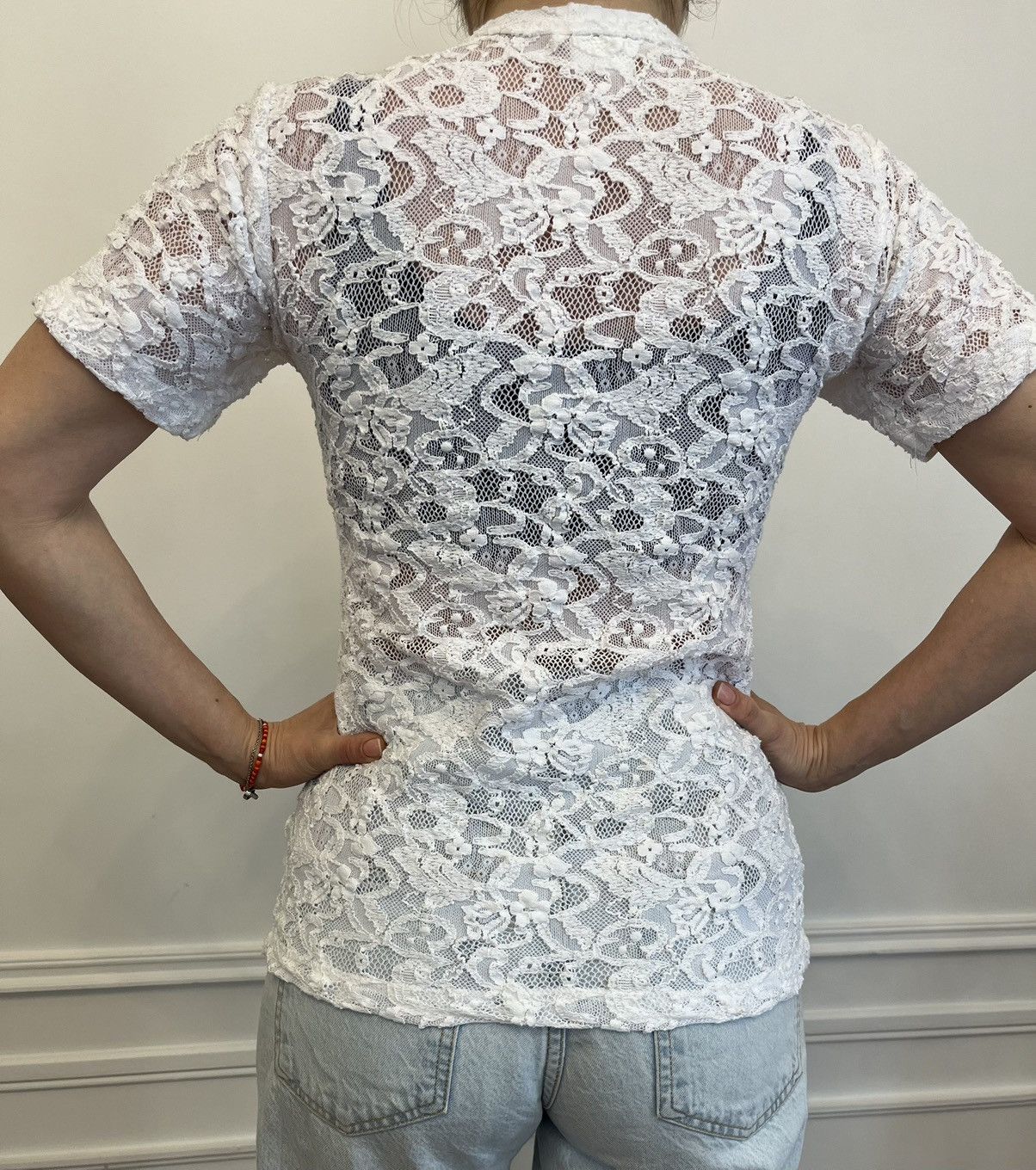 【COMME des GARÇONS】20ss Lace T-shirt Lace t-shirt Comme Des Garçons SS20 - tianchih.com
