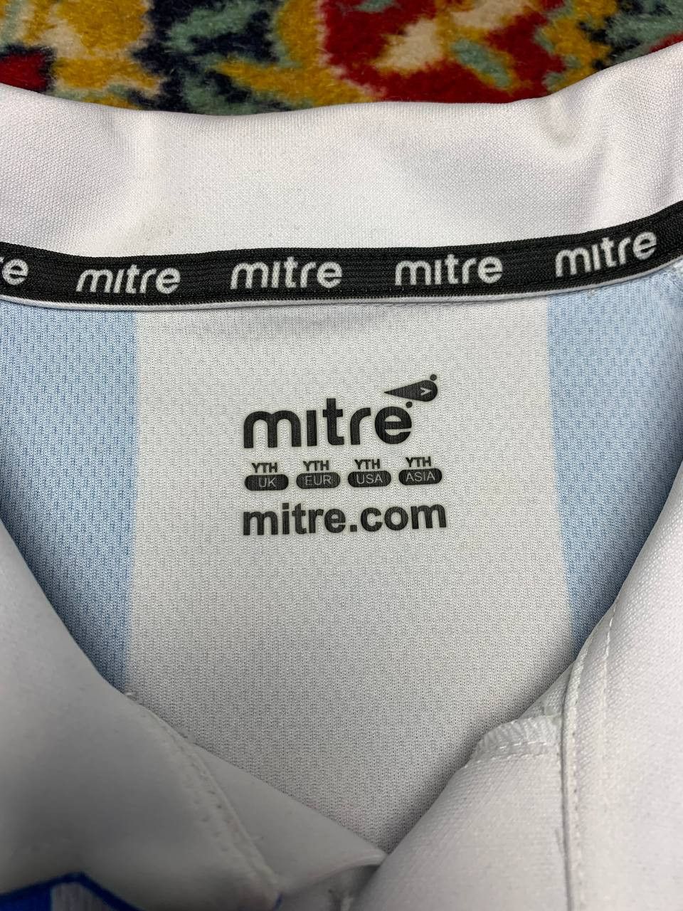 Vintage Huddersfield Town Mitre Football Soccer Jersey Size L boys Size US S / EU 44-46 / 1 - 3 Thumbnail