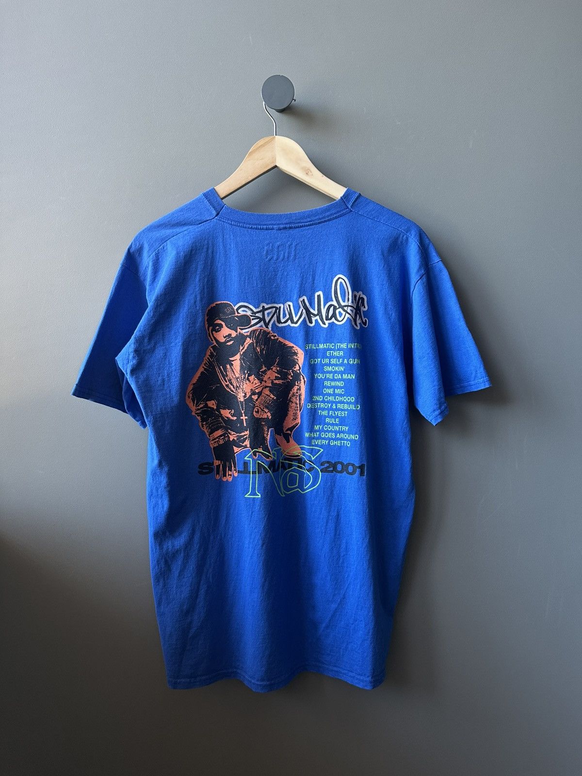 Nas NAS Stillmatic 2001 Album Cotton Tee Size M Size US M / EU 48-50 / 2 - 3 Thumbnail