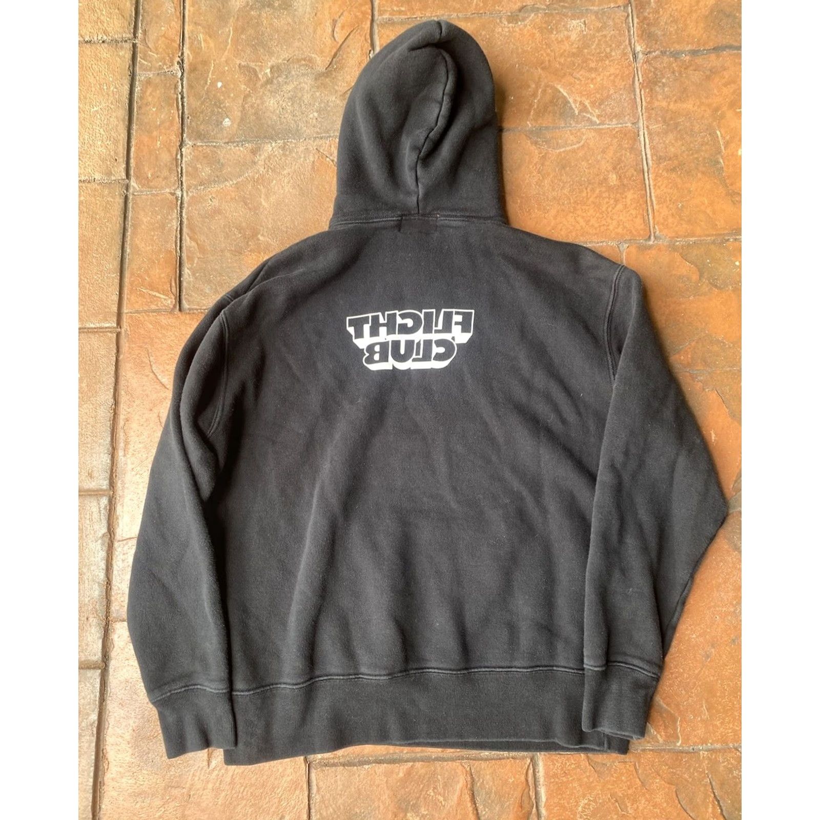 Vintage Flight Club New York Sneaker Merch Hoodie Sweatshirt Small Black Streetwear Mens Hoodie Size US S / EU 44-46 / 1 - 3 Thumbnail