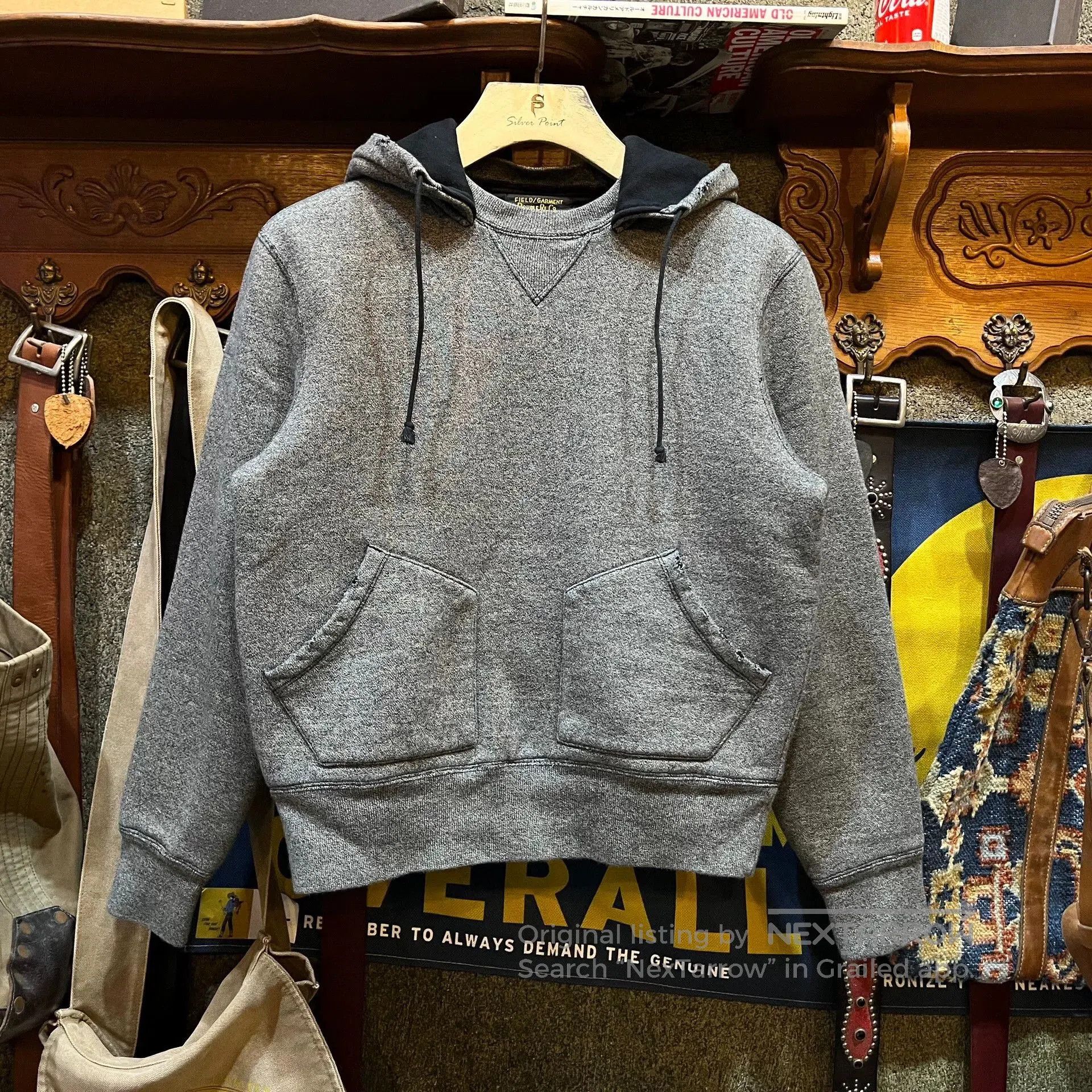 RRL Ralph Lauren gray hooded sweatshirt by RRL. Size US S / EU 44-46 / 1 - 1 Thumbnail