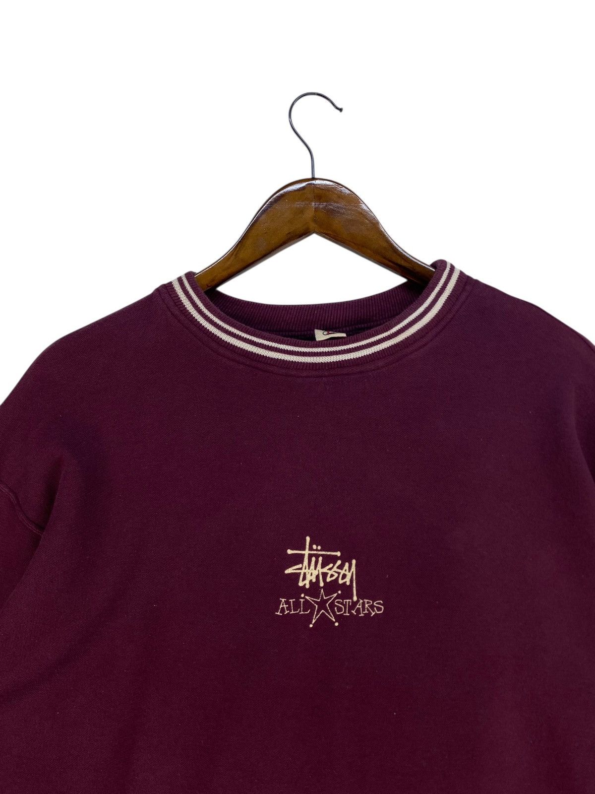 Converse × Stussy ⚡️QUICK SALE⚡️Vintage Stussy All Stars Sweatshirt Size US L / EU 52-54 / 3 - 2 Thumbnail