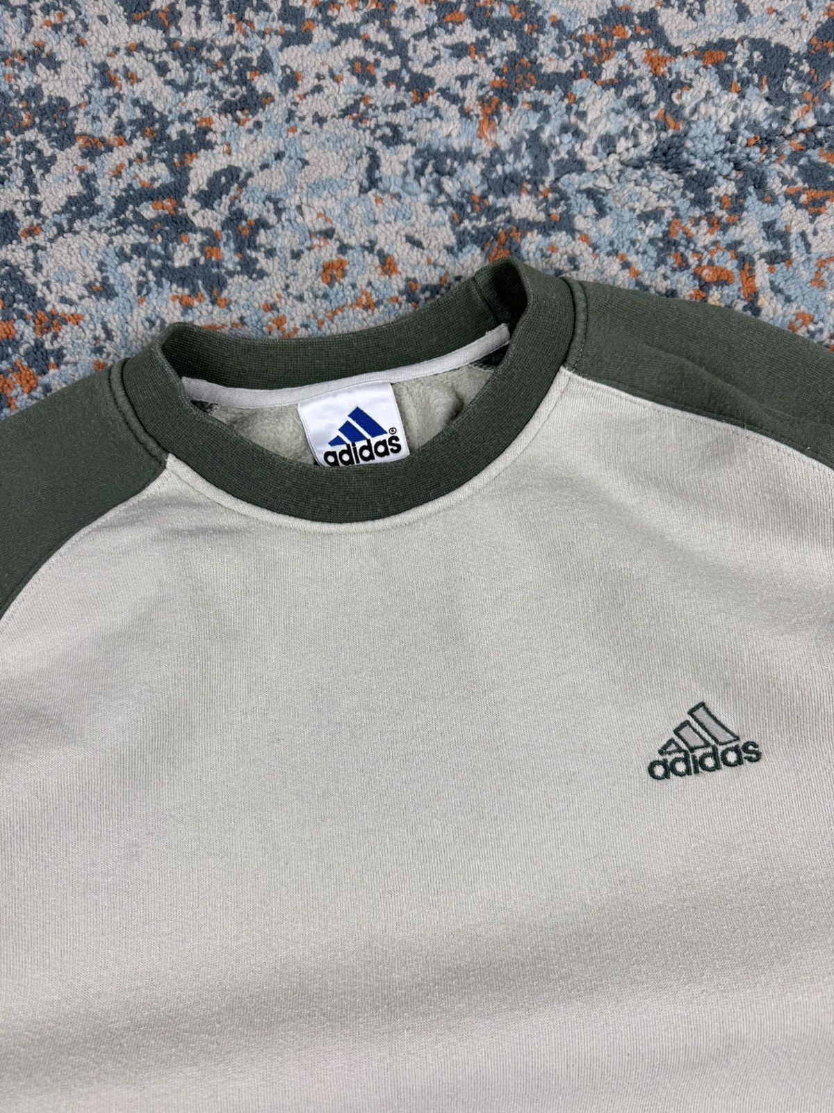 Adidas Vintage 90s Adidas boxy baggy earth tones sweatshirt kanye Size US M / EU 48-50 / 2 - 4 Thumbnail
