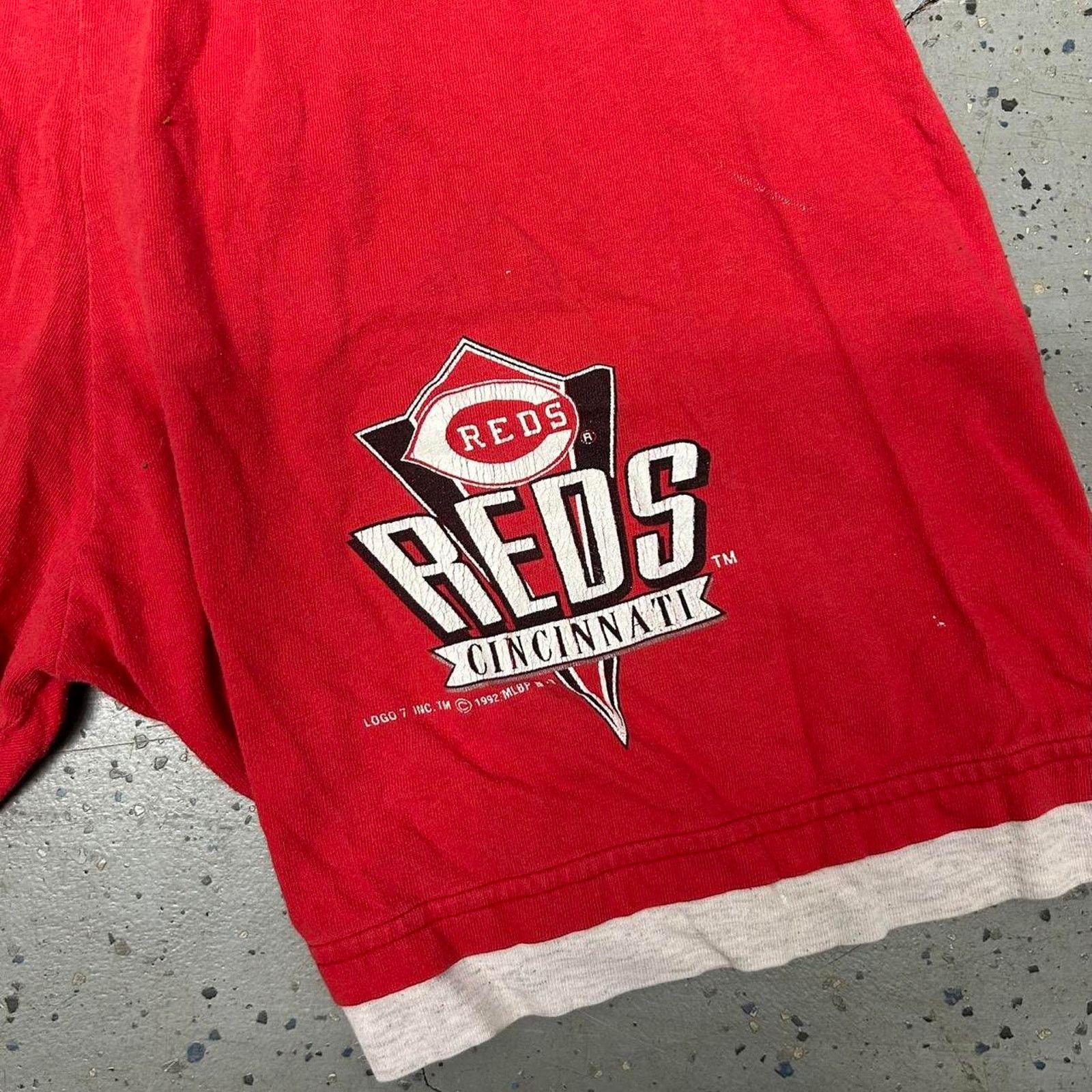 Other VTG 90s Cincinnati Reds red and white cotton shorts Size 30" / US 8 / IT 44 - 2 Thumbnail