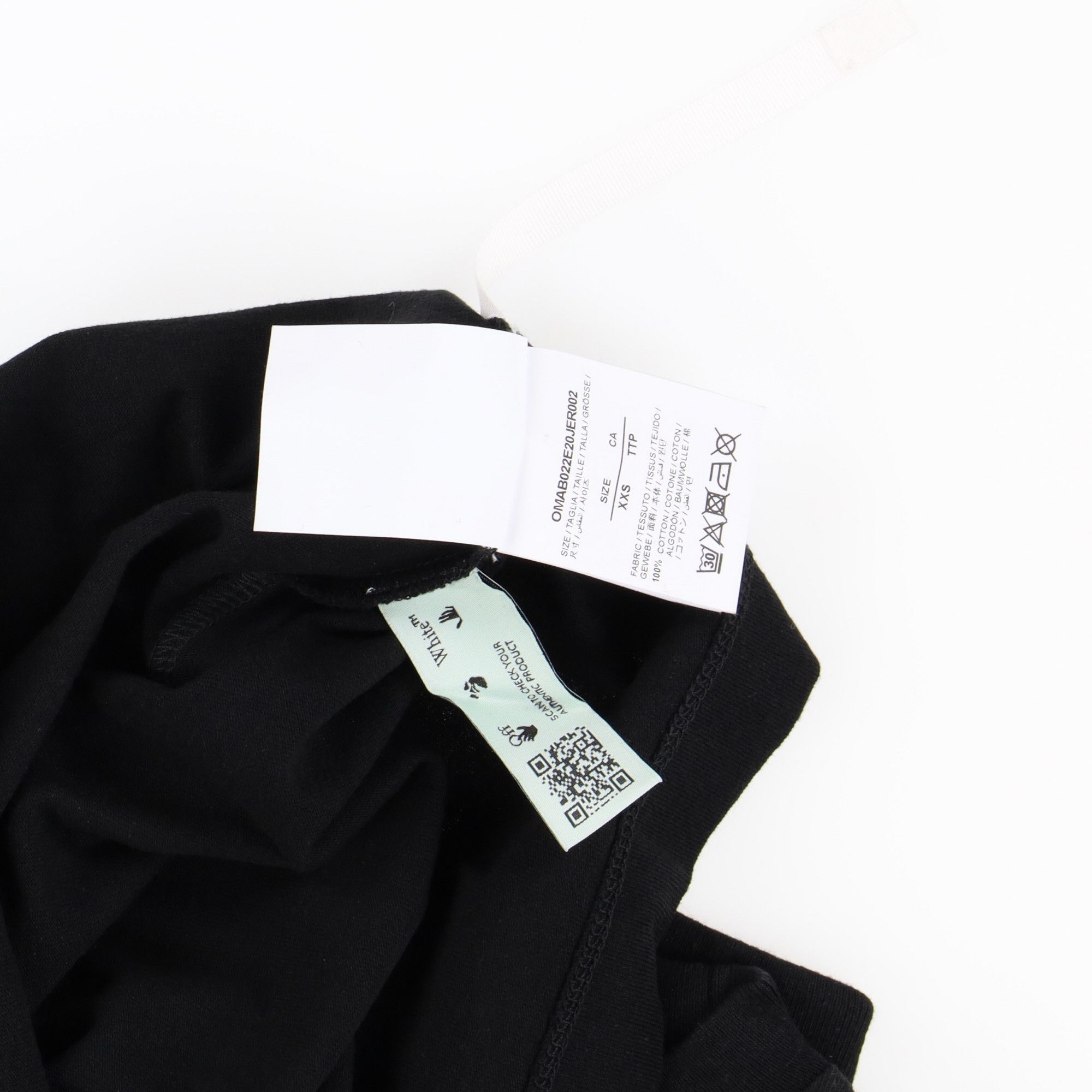 Off-White Black Kiss 21 Double Layer Long Sleeve T-Shirt Size US XXS / EU 40 - 7 Thumbnail