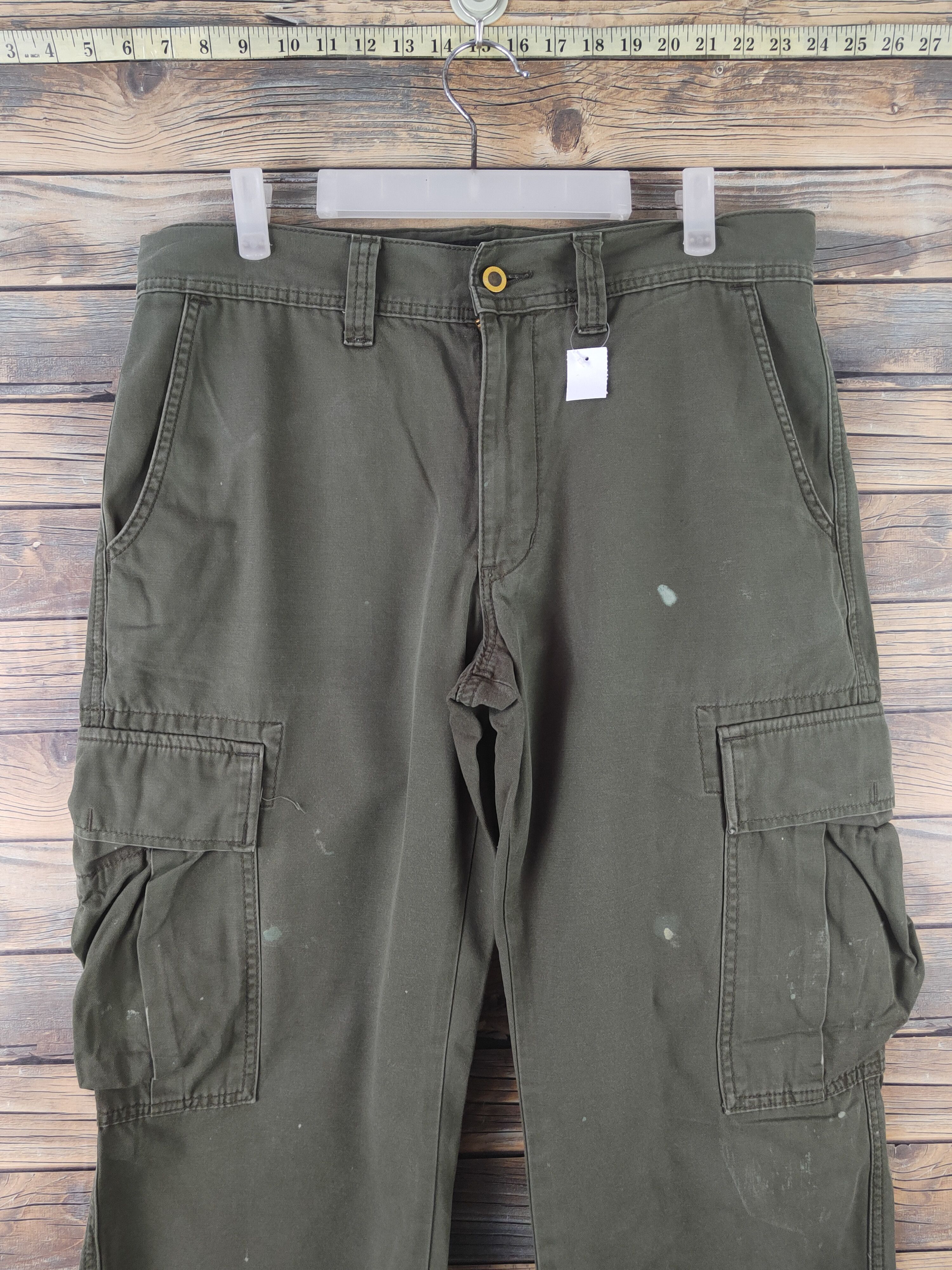 Edwin DL The LA Mart Dark Olive Multipocket Cargo Pants #1929 Size US 33 - 2 Thumbnail