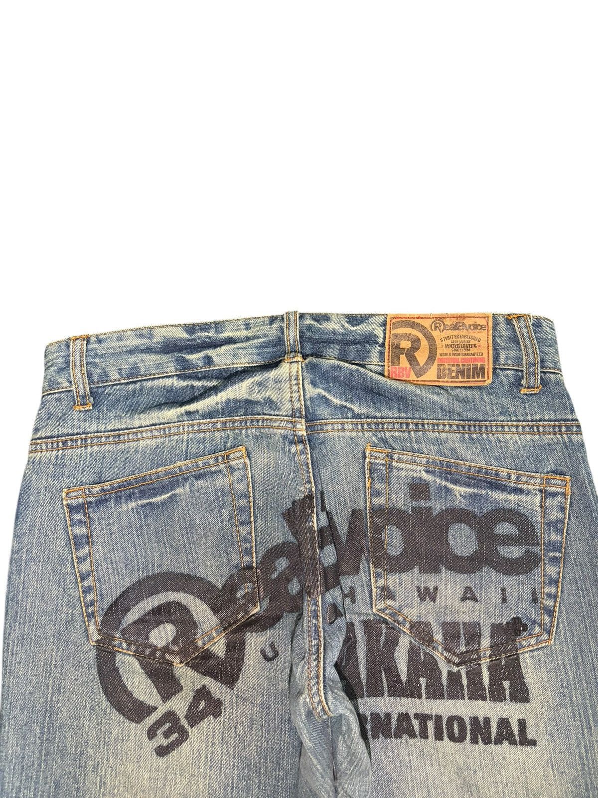 Dsquared2 Vintage Japanese Brand Printed Distressed Jeans Size 32" / US 10 / IT 46 - 4 Thumbnail