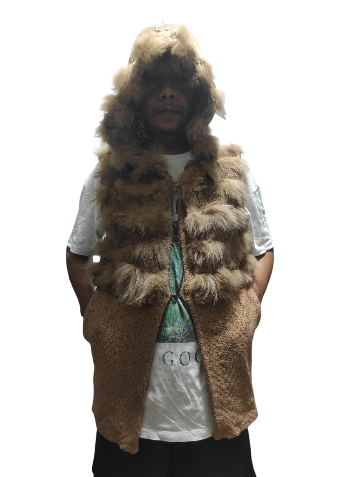 14th Addiction GGPX new York Knit Fur Hoodie IfSixWasNine LGB style Size M / US 6-8 / IT 42-44 - 17 Thumbnail