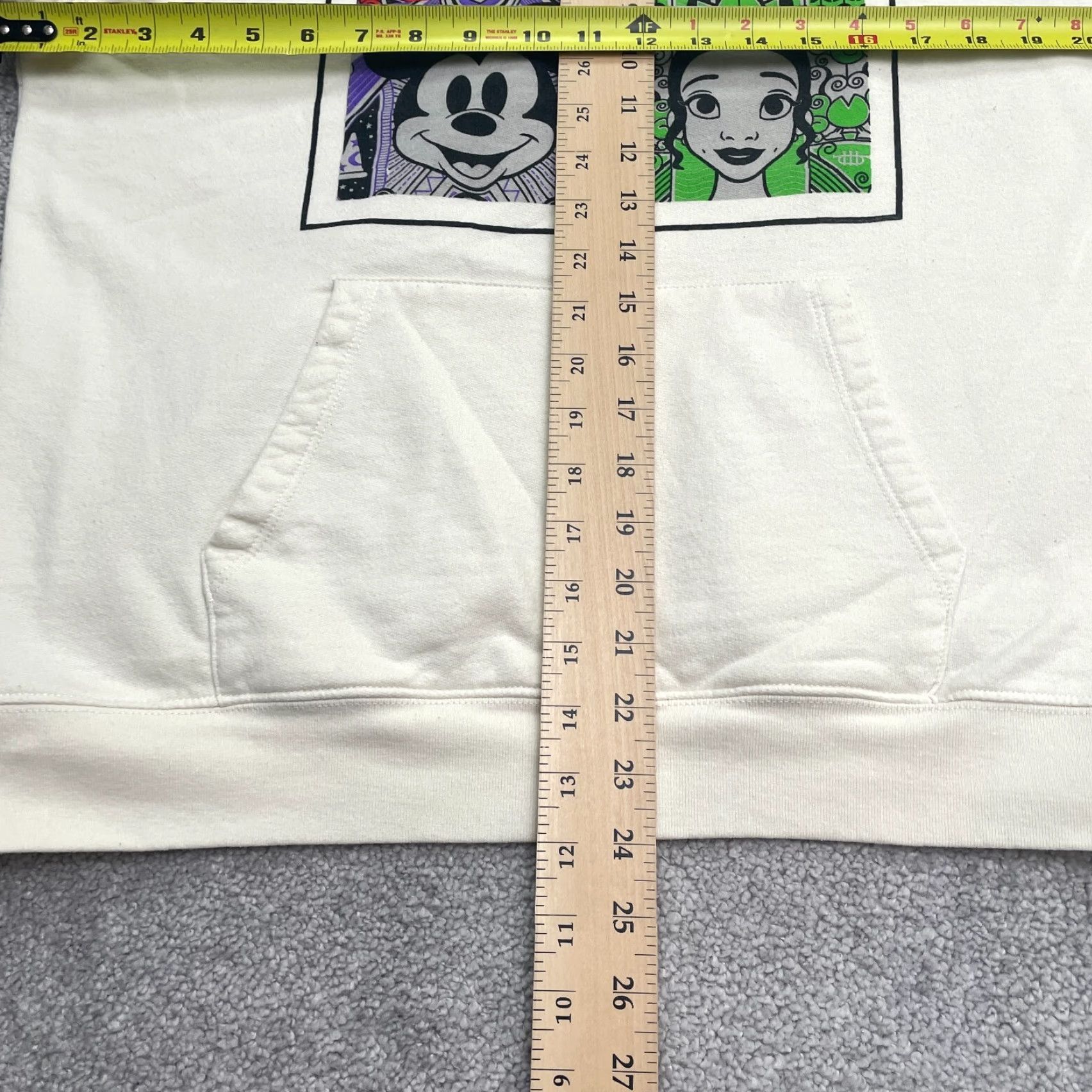 Disney Disney Graphic Hoodie Sweatshirt Womens XL Ivory Snow White Simba Mickey Tiana Size XL / US 12-14 / IT 48-50 - 6 Thumbnail