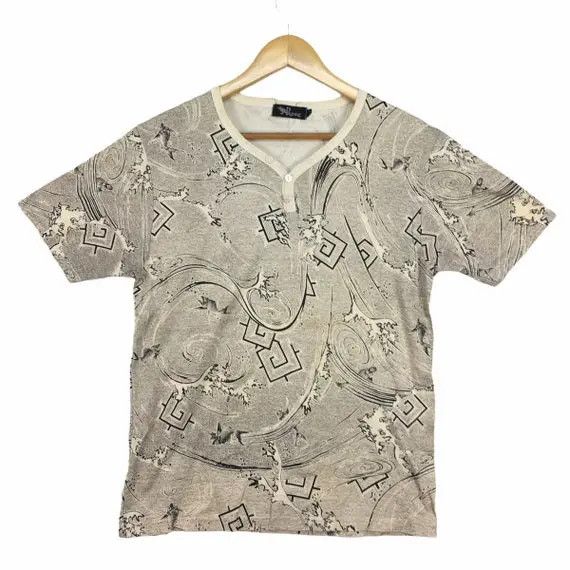 Vintage Vtg PAGONG KYOTO JAPAN Turtle All Over Print Tee Shirt Size US L / EU 52-54 / 3 - 1 Thumbnail