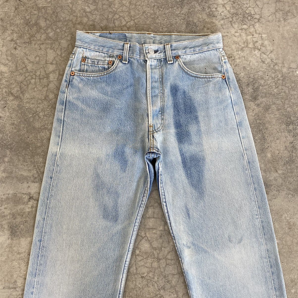 Levi's Vintage Late 80’s Levis 501 Faded Blue Jeans Size US 29 - 3 Thumbnail