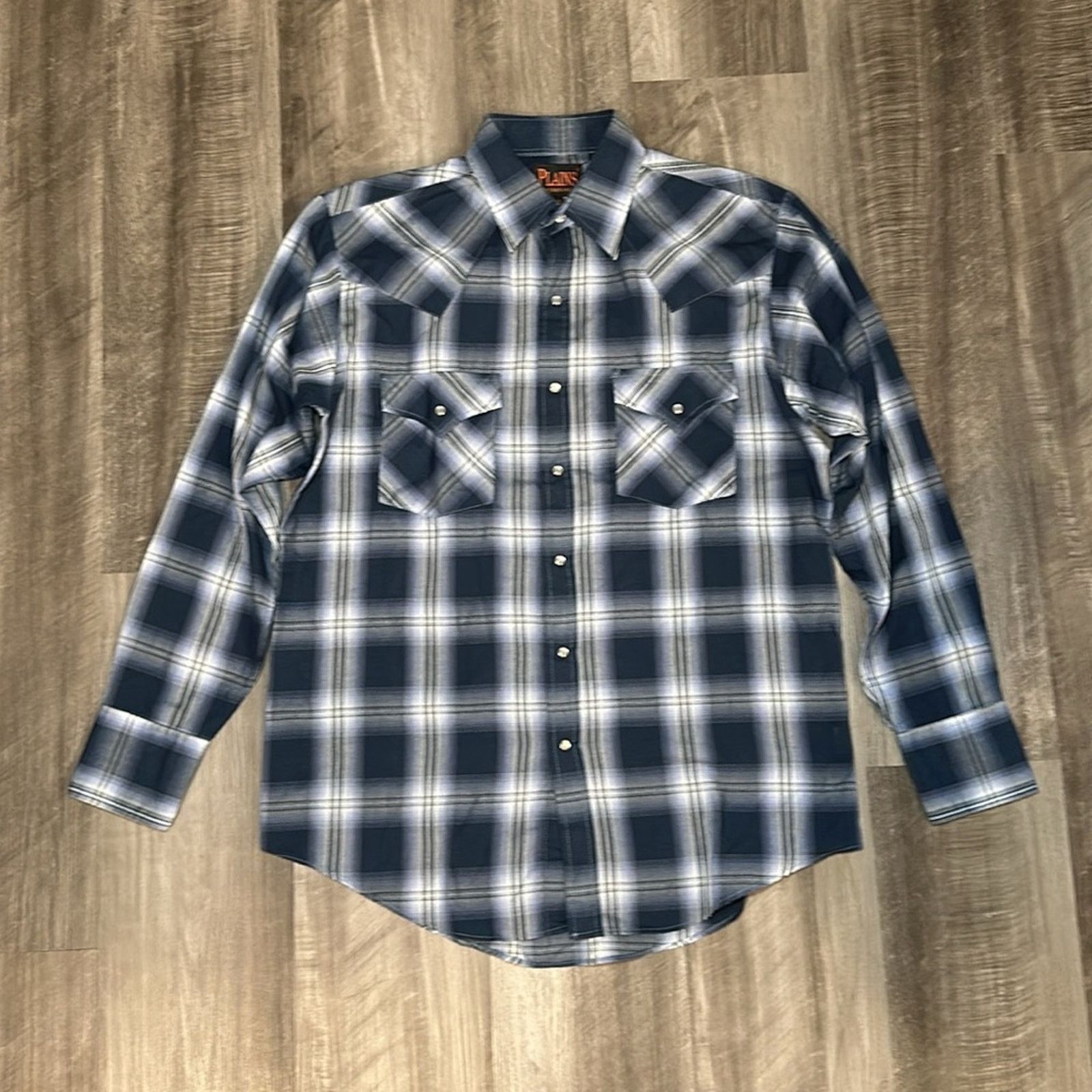 Other Plains Western Wear Long Sleeve Pearl Snap Button - Medium Size US M / EU 48-50 / 2 - 2 Thumbnail