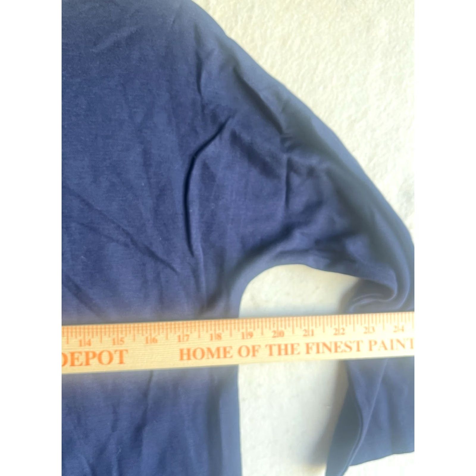 Talbots Talbots Sweater Womens Small Blue Gray Round Neck Long Sleeve Pullover Rayon Nylon Solid Colorful Two Color Accent Size S / US 4 / IT 40 - 3 Thumbnail
