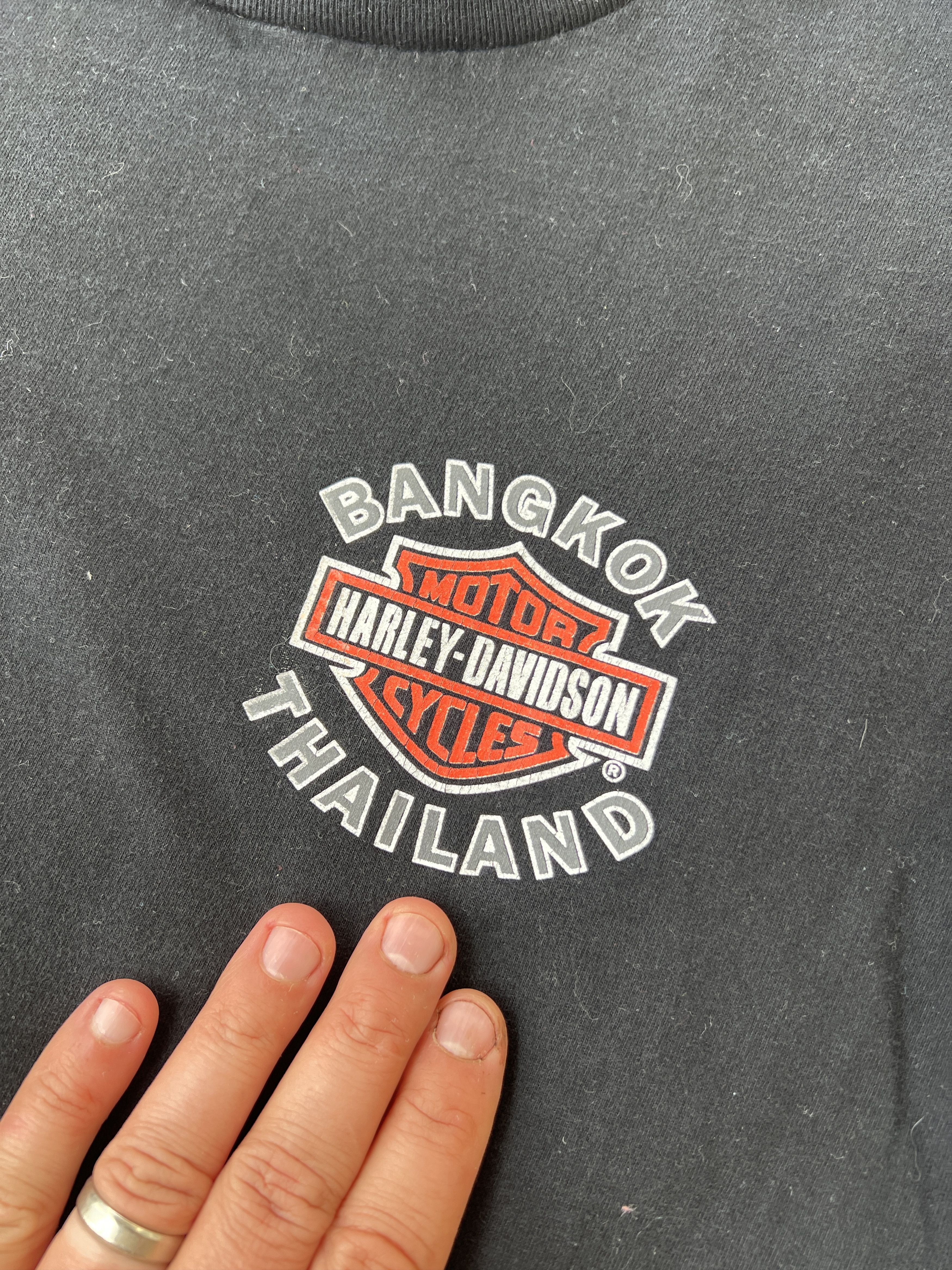 Harley Davidson Harley-Davidson Bangkok Thailand Vintage Tee Size US M / EU 48-50 / 2 - 3 Thumbnail