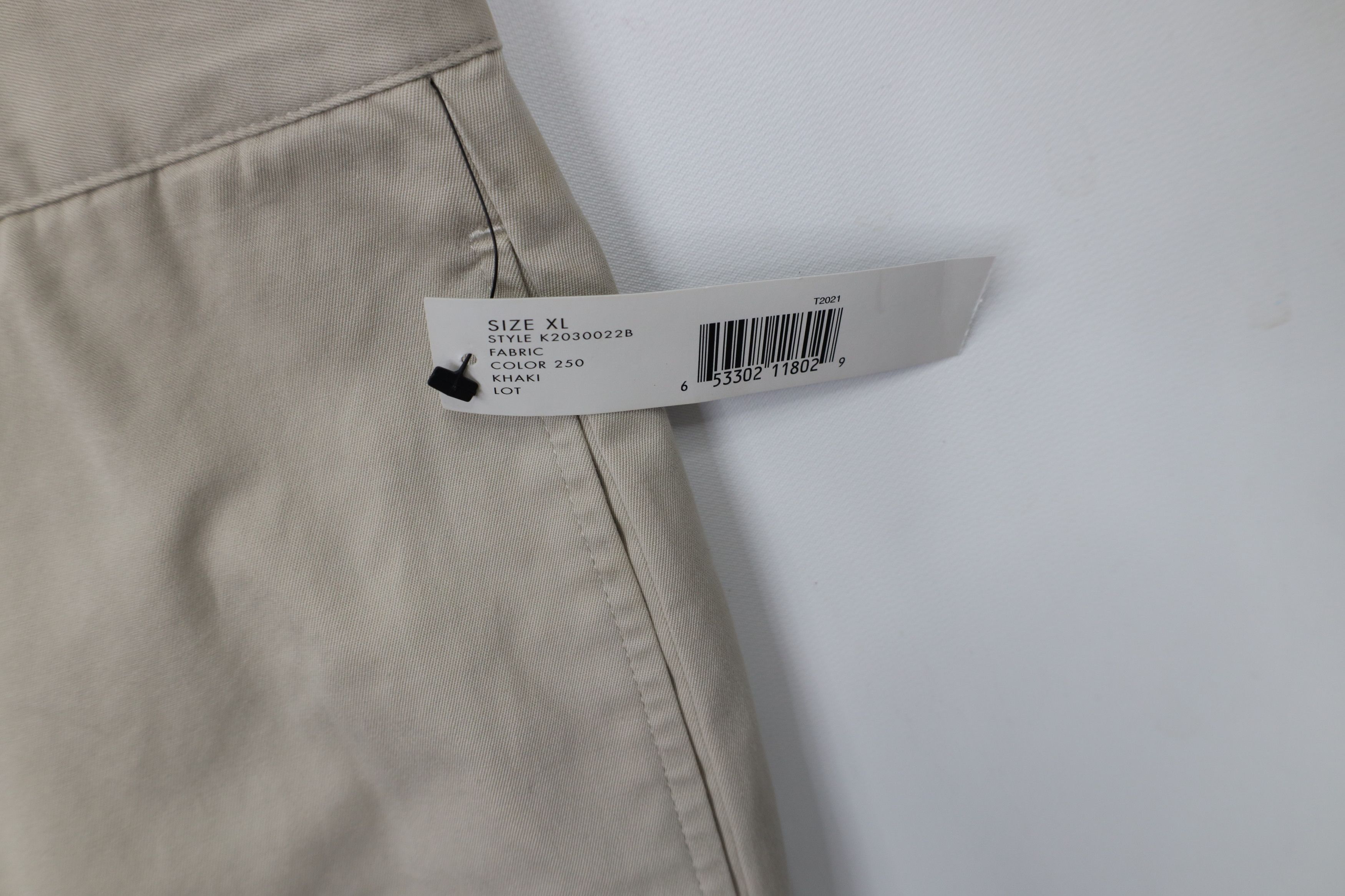 DKNY × Vintage Deadstock Vintage 90s Y2K DKNY Button Wide Leg Pants Beige Size US 38 / EU 54 - 7 Thumbnail