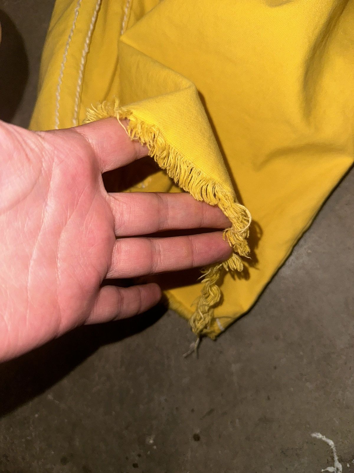 True Religion True Religion Jean Shorts Y2K Yellow Jorts Streetwear Grail Size US 31 - 4 Thumbnail