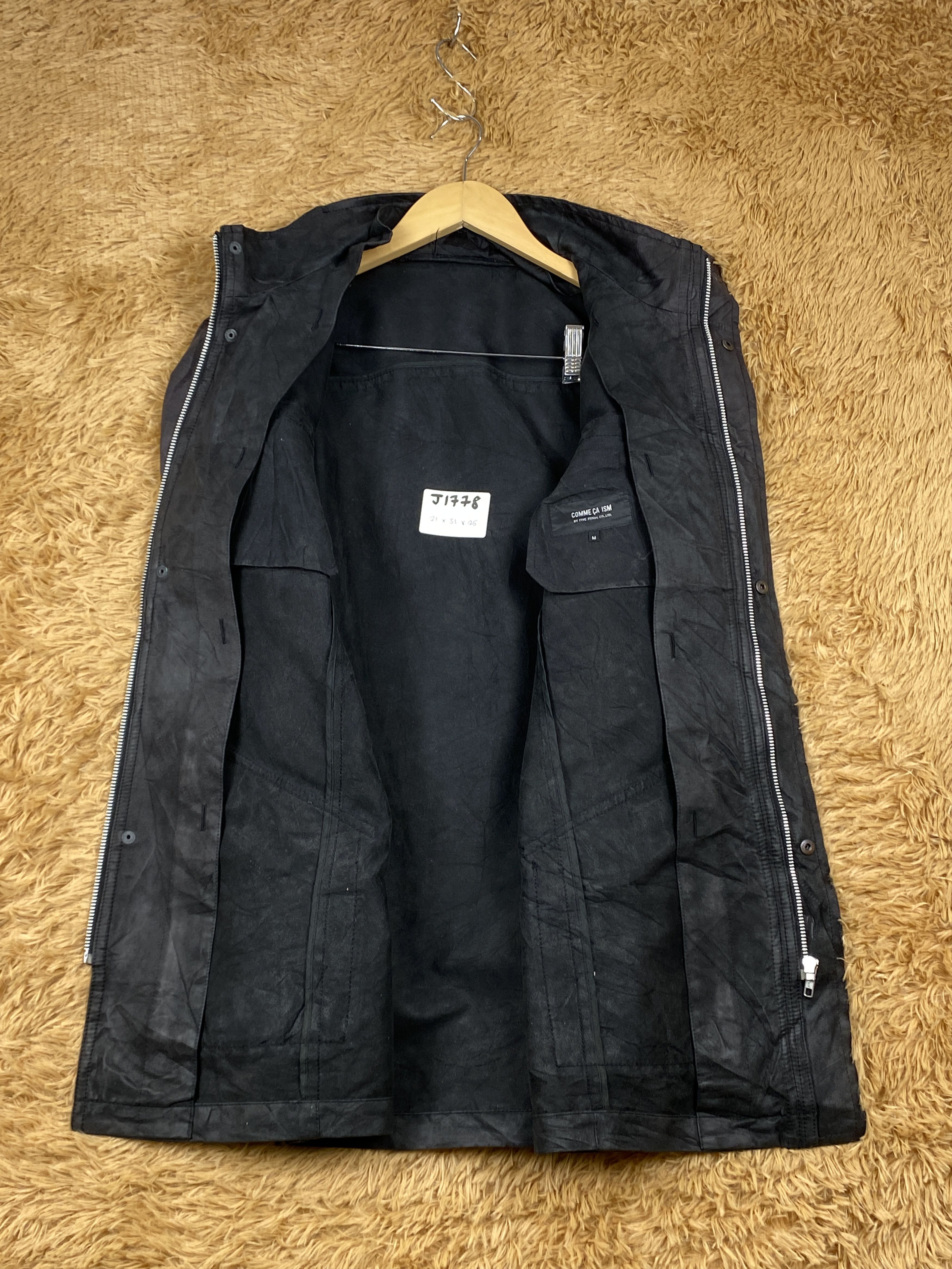 Comme Ca Ism Vintage Comme Ca Ism Faded Rugged Zip Up Jacket J1778 Size US S / EU 44-46 / 1 - 6 Thumbnail