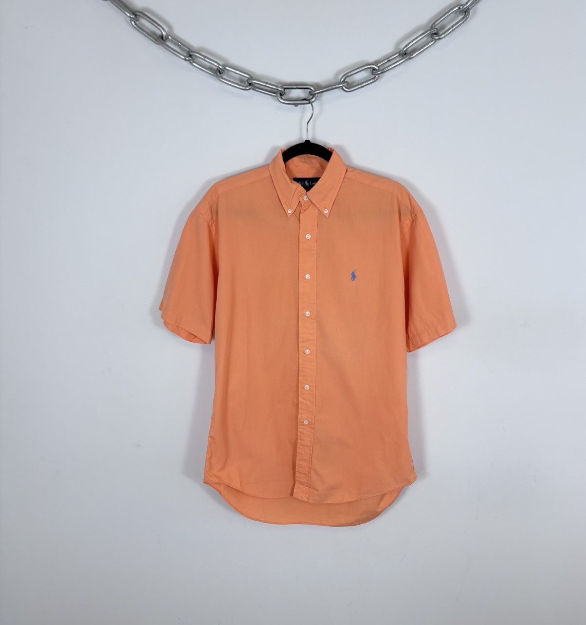 Ralph Lauren Ralph Lauren Vintage Men’s Blake Orange Short Sleeve Shirt Size US L / EU 52-54 / 3 - 1 Thumbnail
