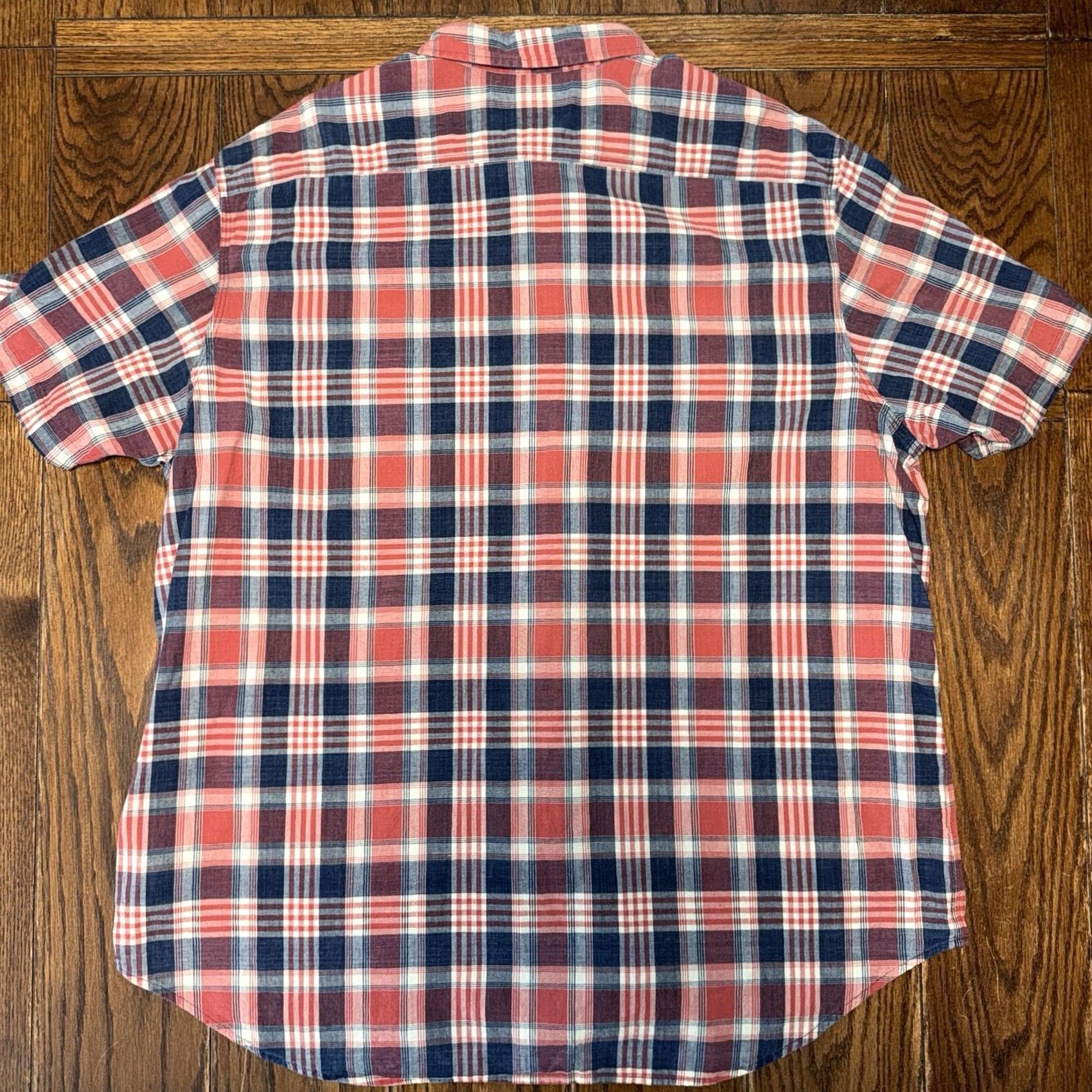 Polo Ralph Lauren Polo Ralph Lauren Shirt Mens XXL Short Sleeve Plaid Button-Up Bleeding Madras Multicolor Cotton Breathing Classic Casual Button-Up Shirt Size US XXL / EU 58 / 5 - 4 Thumbnail
