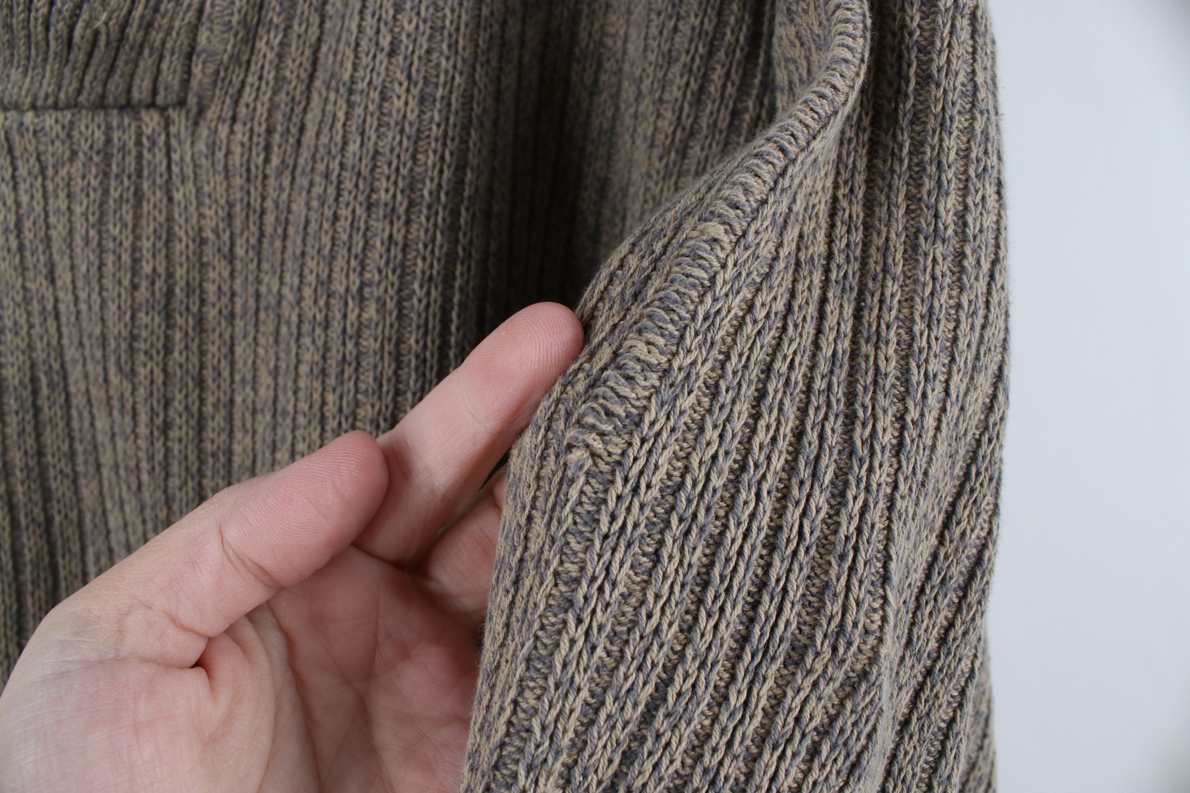 Eddie Bauer × Vintage Vintage 90s Eddie Bauer Ribbed Knit Pullover Sweater Beige Size US XL / EU 56 / 4 - 5 Thumbnail