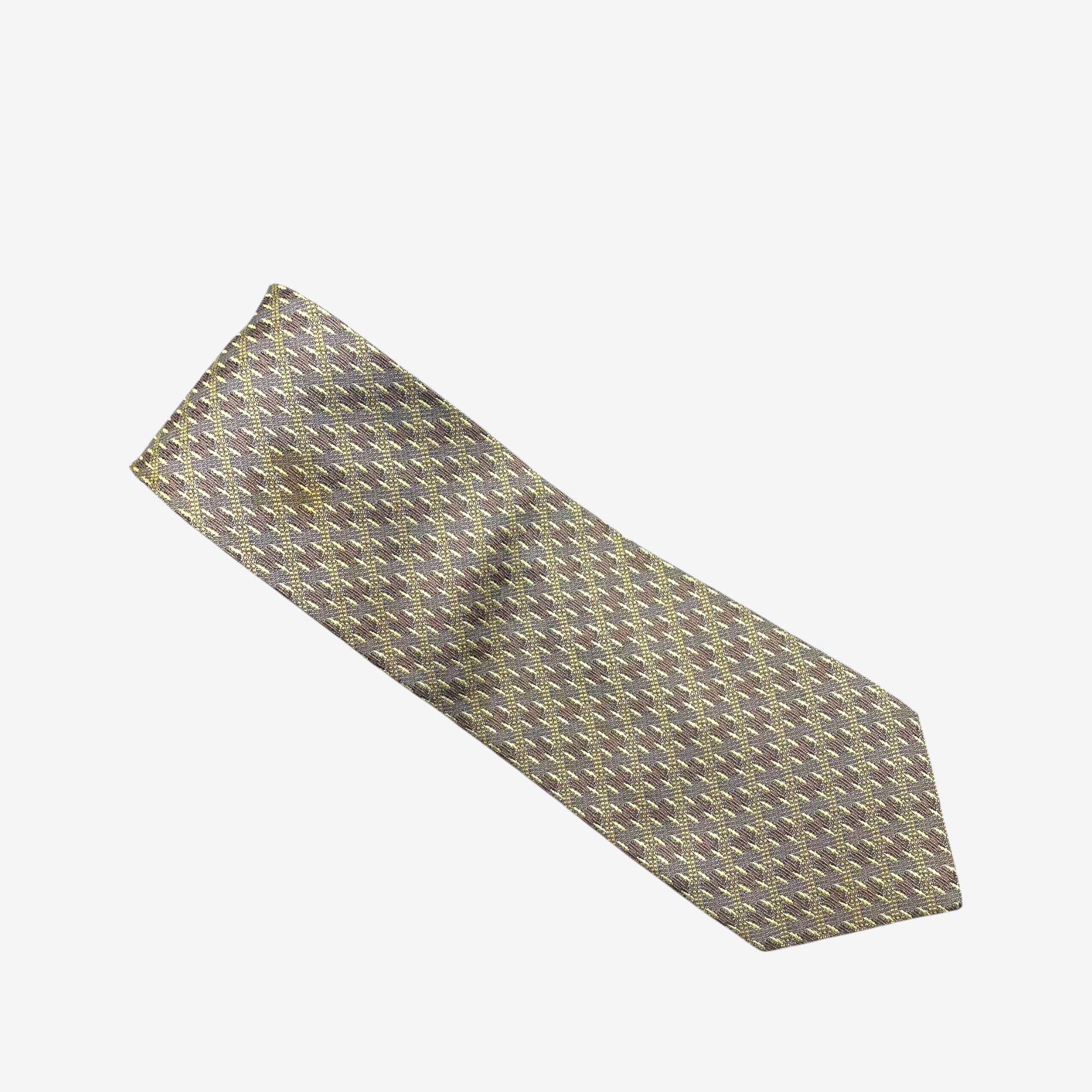Issey Miyake Vintage Issey Miyake SILK Necktie Cravate Pure Silk Neck Tie Size ONE SIZE - 2 Thumbnail