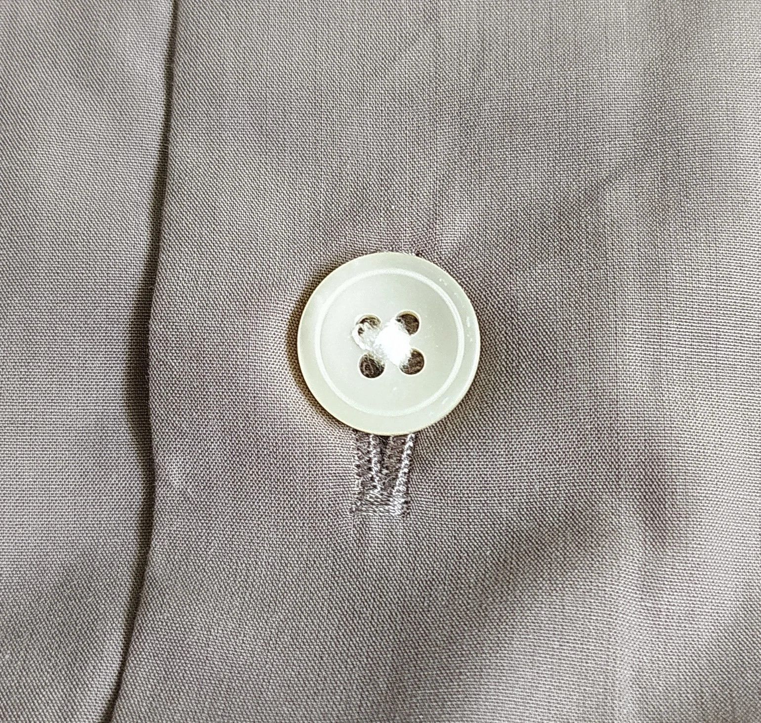 Thomas Pink Thomas Pink Slim Fit Taupe Melange Formal Shirt T 0030 Size US XL / EU 56 / 4 - 4 Thumbnail