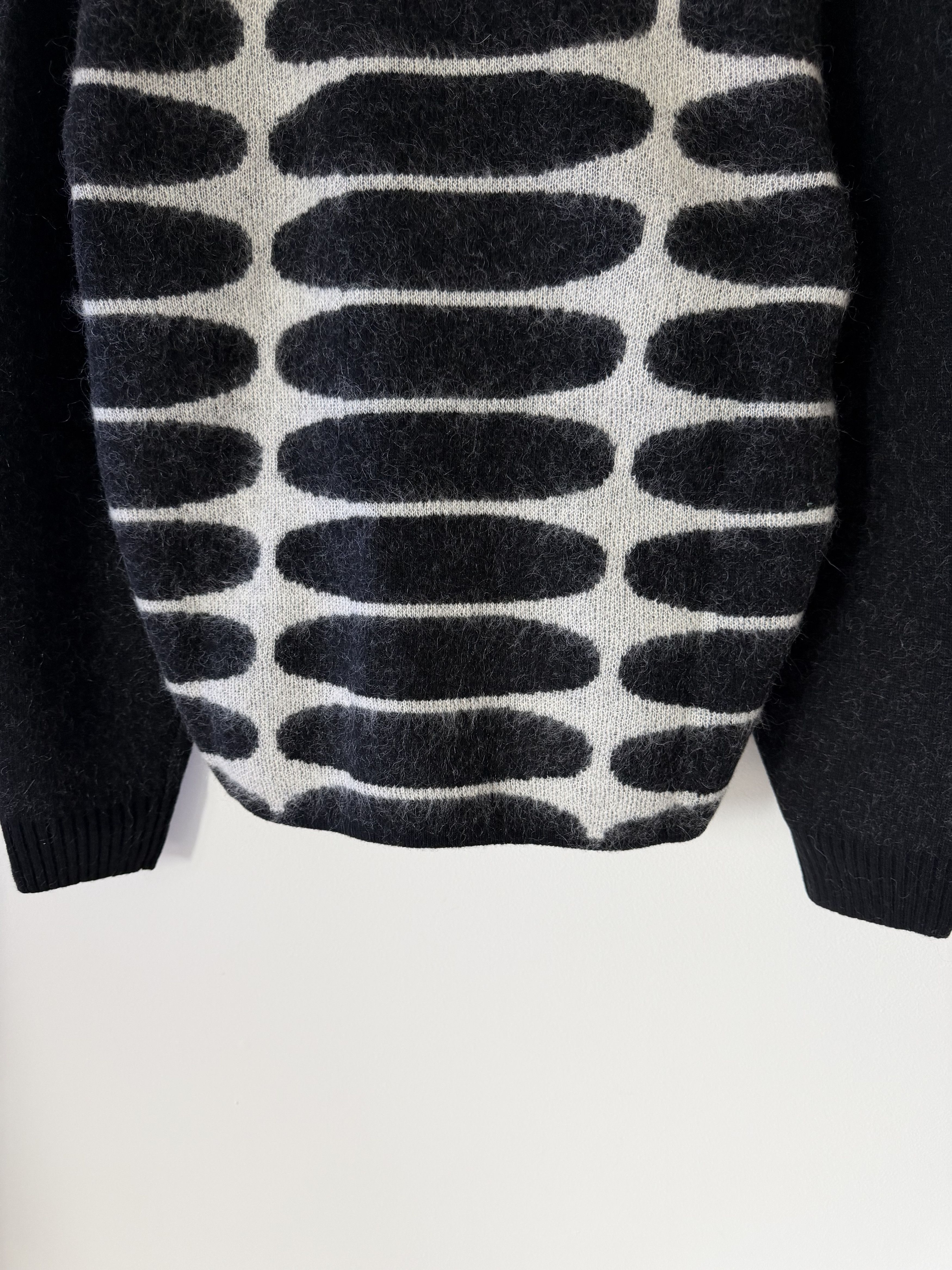 Aime Leon Dore Aime Leon Dore Double Breasted Mohair Cardigan in Black Size US M / EU 48-50 / 2 - 7 Thumbnail