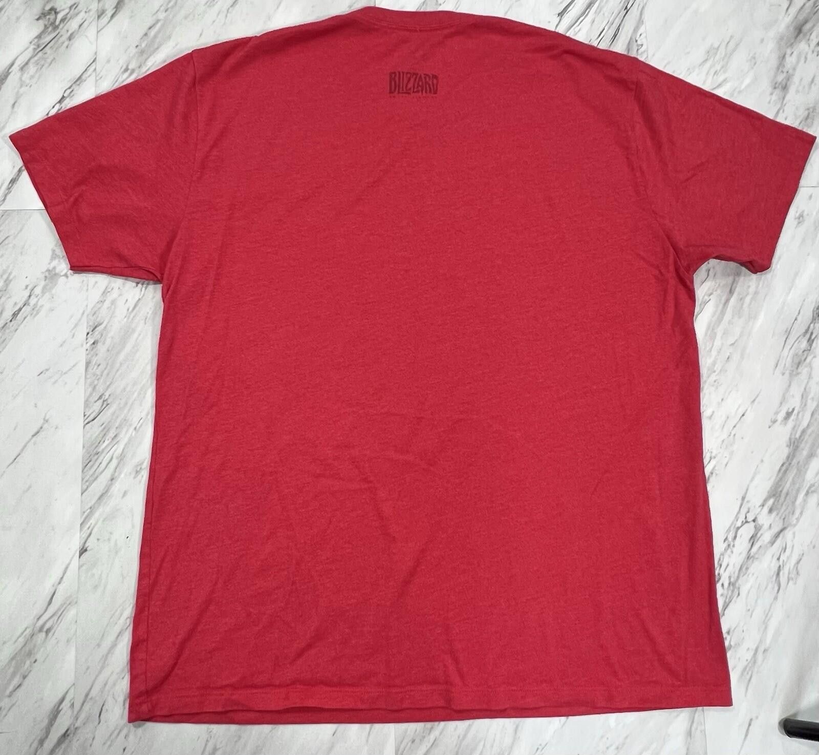 Other World of Warcraft Horde Logo Red Blizzard Gaming Tee XL #13 Size US XL / EU 56 / 4 - 5 Thumbnail