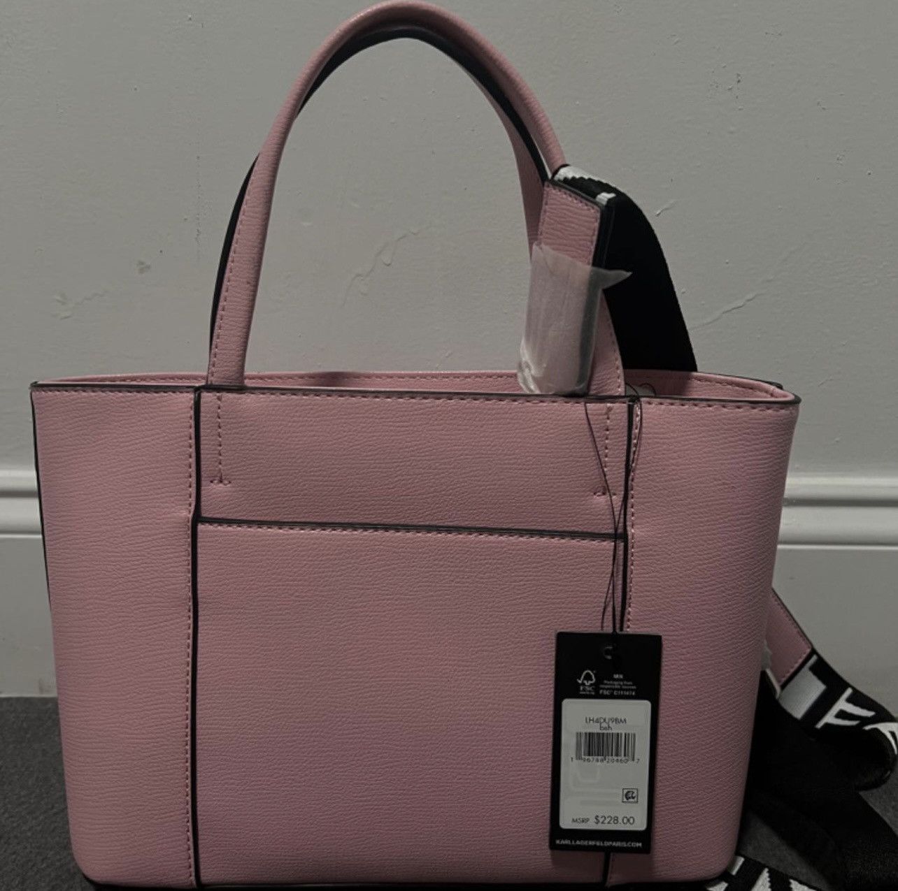 Karl Lagerfeld Karl Lagerfeld Pink Tote bag Size ONE SIZE - 3 Thumbnail