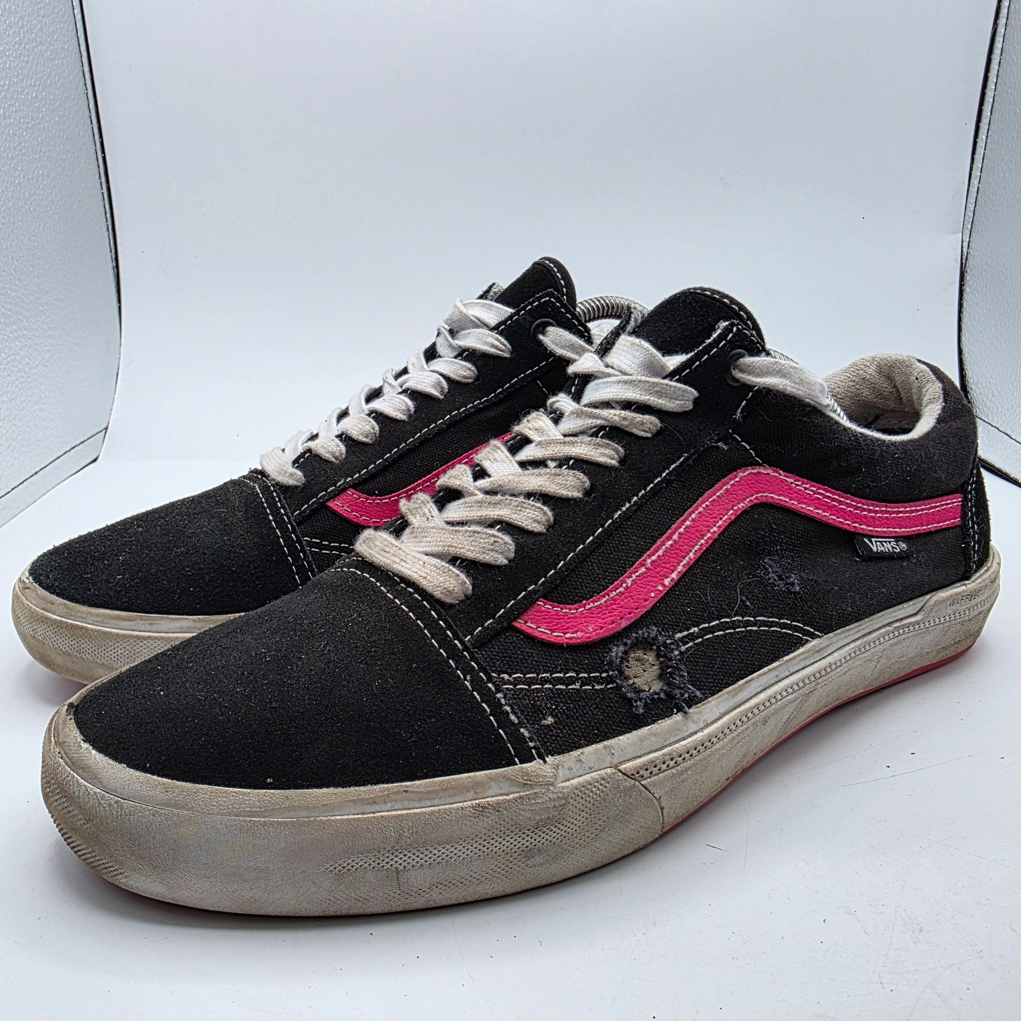 Vans Vans BMX Old Skool Mens Size 12 Black Neon Pink Sneaker Shoe Size US 12 / EU 45 - 4 Thumbnail