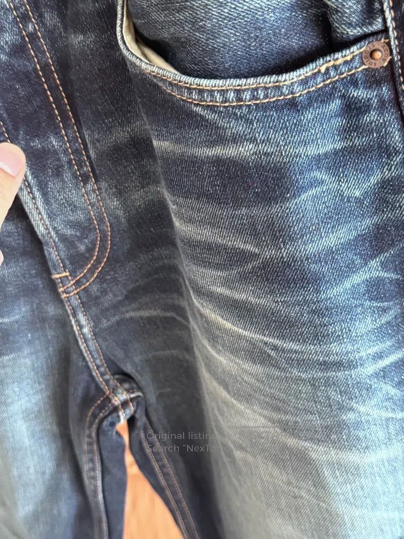 Acne Studios Acne Studios Classic Loose Straight-Leg Whiskered Denim Pa Size US 32 / EU 48 - 3 Thumbnail