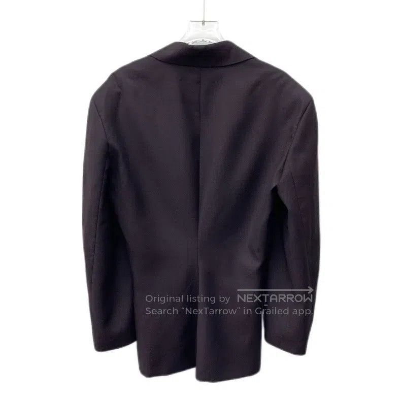 Acne Studios Acne Studios Grape Purple Wool Lapel Single Button Long Sl Size 4XL / US 24-26 - 2 Thumbnail
