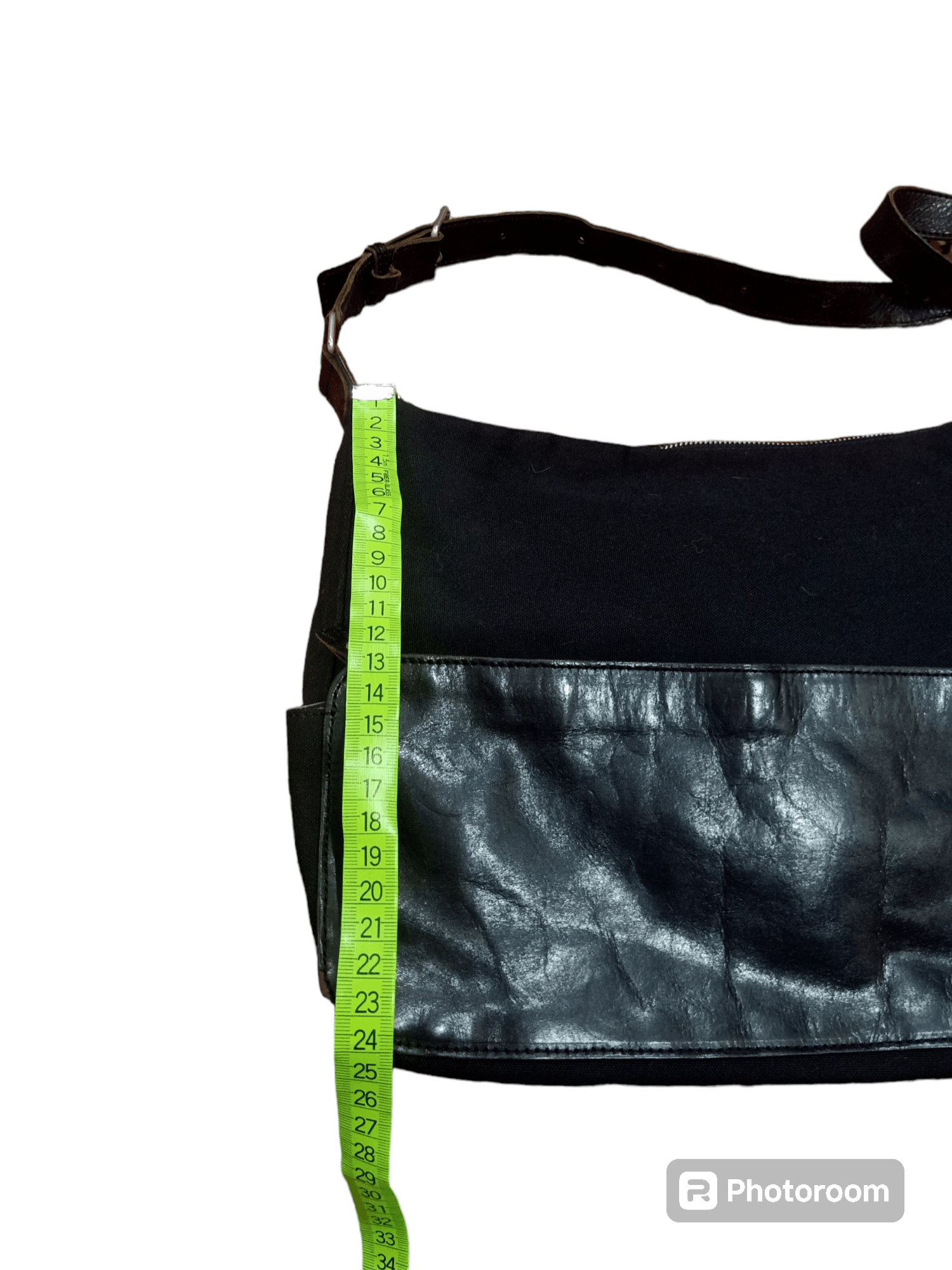 Y's × Yohji Yamamoto Y'saccs Leather Canvas Sling Bag Size ONE SIZE - 18 Thumbnail